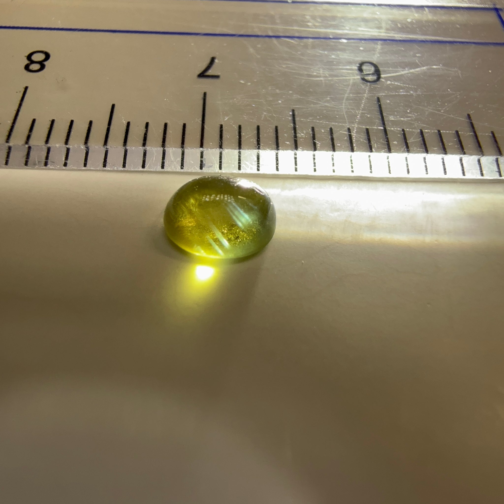 Alexandrite Cabochon, 0.61ct, Tunduru, Tanzania, Untreated Unheated.