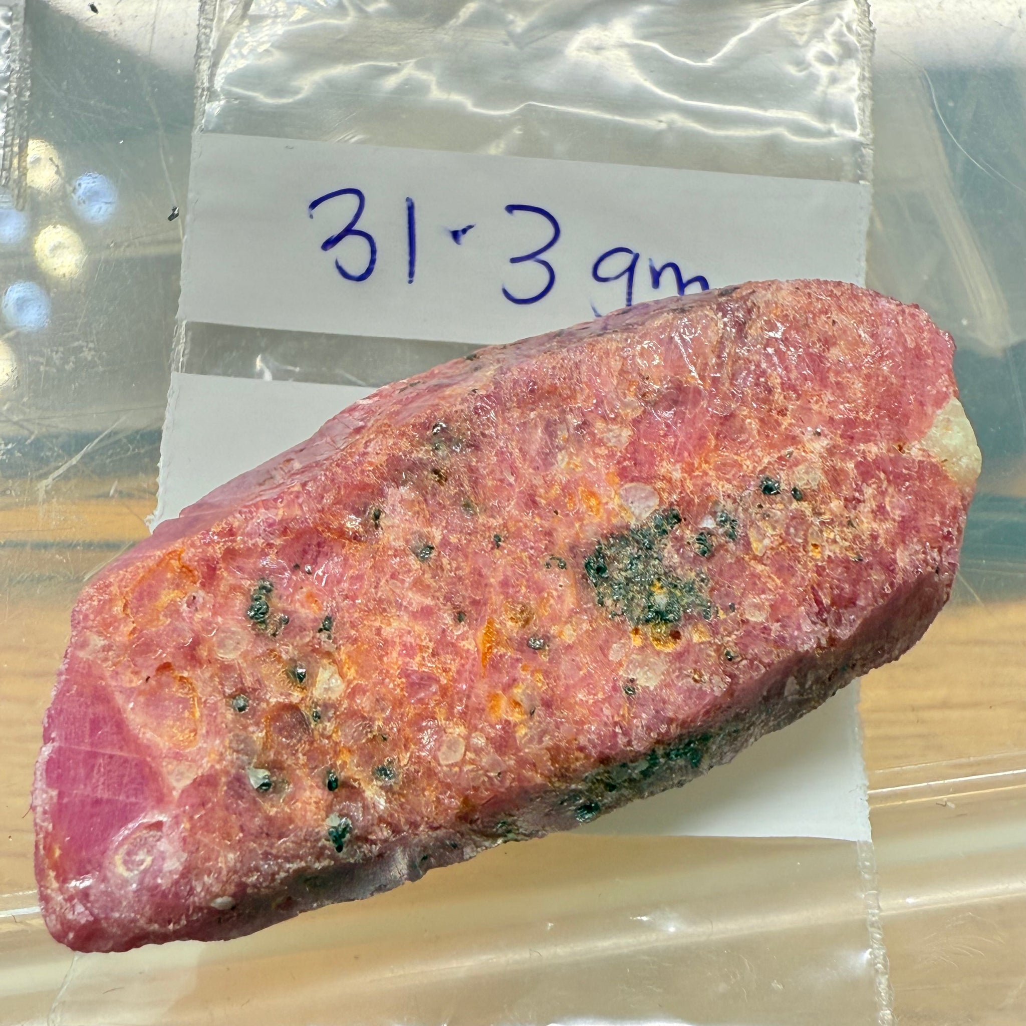 Sapphire Crystal, 31.30gm, Dodoma, Tanzania, Untreated Unheated