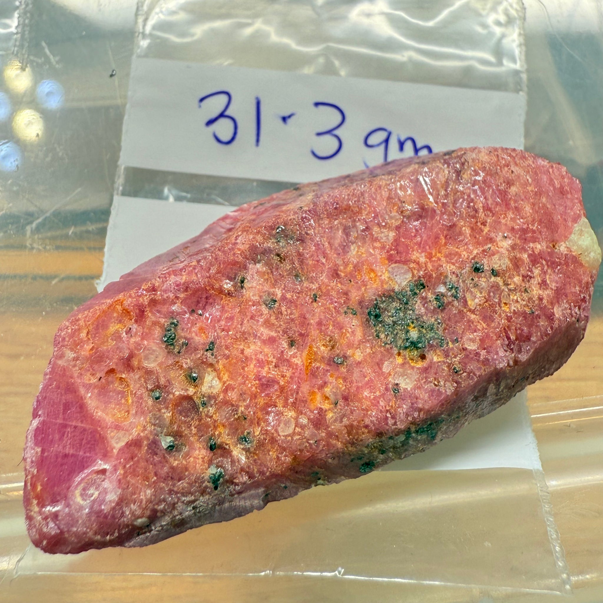 Sapphire Crystal, 31.30gm, Dodoma, Tanzania, Untreated Unheated