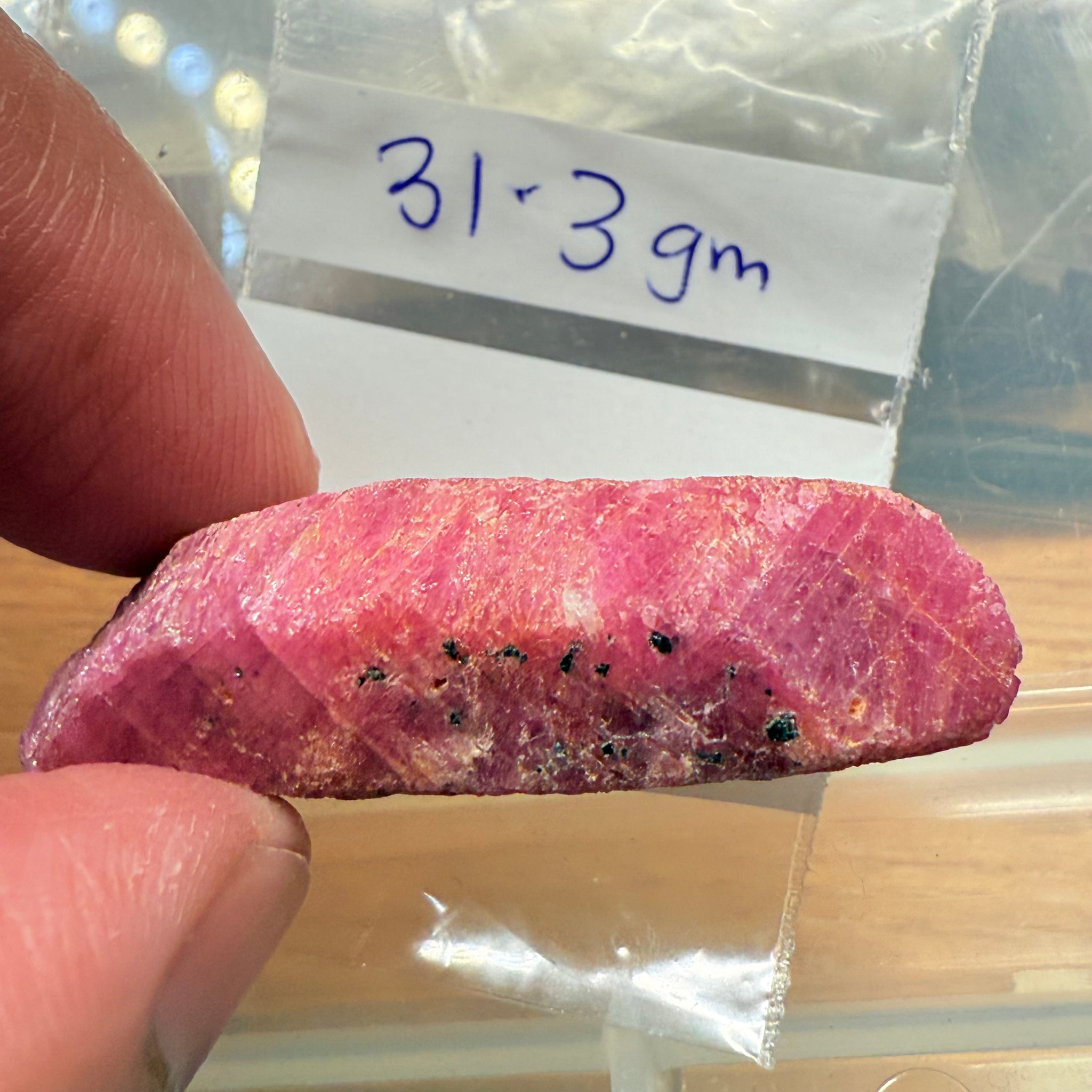 Sapphire Crystal, 31.30gm, Dodoma, Tanzania, Untreated Unheated