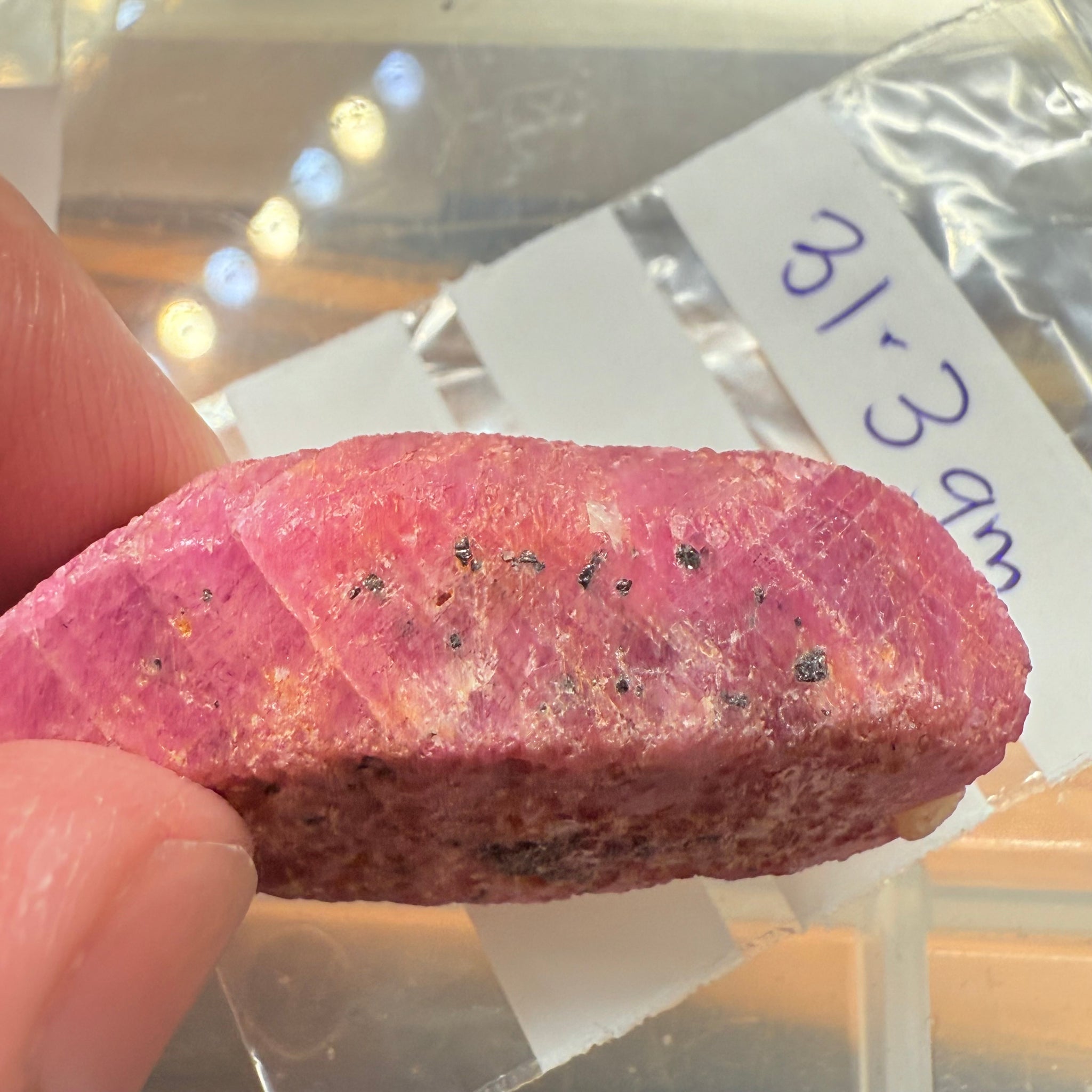 Sapphire Crystal, 31.30gm, Dodoma, Tanzania, Untreated Unheated