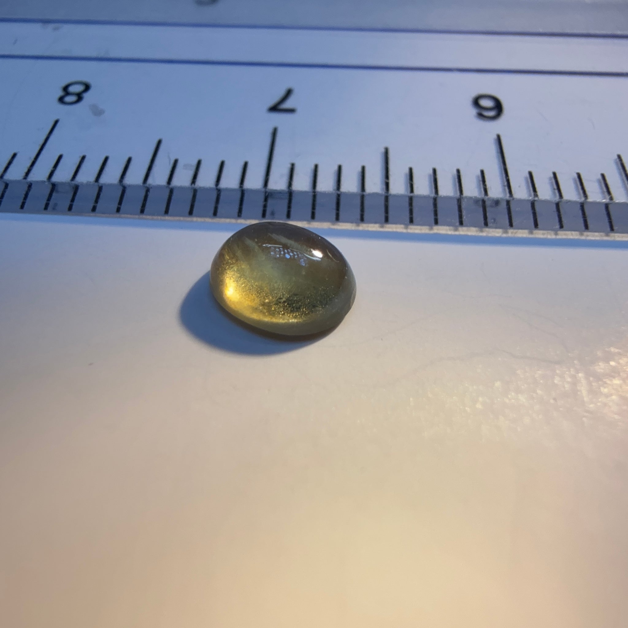 Alexandrite Cabochon, 0.61ct, Tunduru, Tanzania, Untreated Unheated.