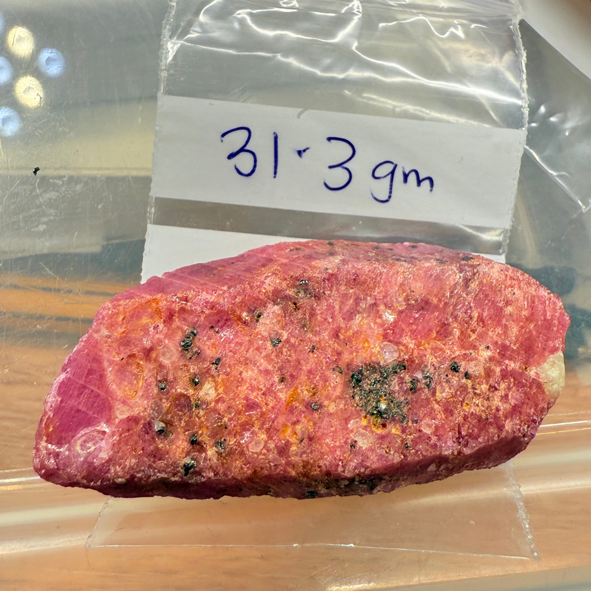 Sapphire Crystal, 31.30gm, Dodoma, Tanzania, Untreated Unheated