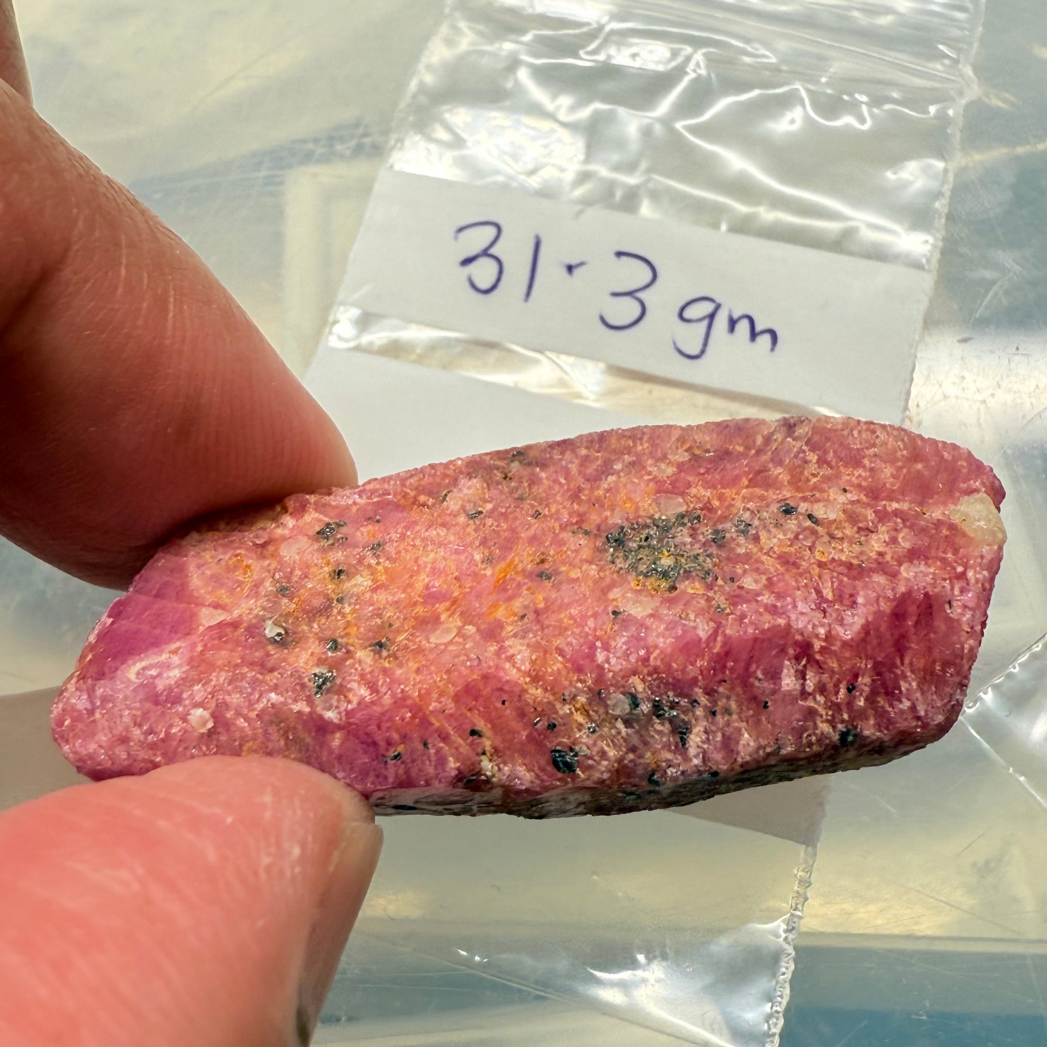 Sapphire Crystal, 31.30gm, Dodoma, Tanzania, Untreated Unheated