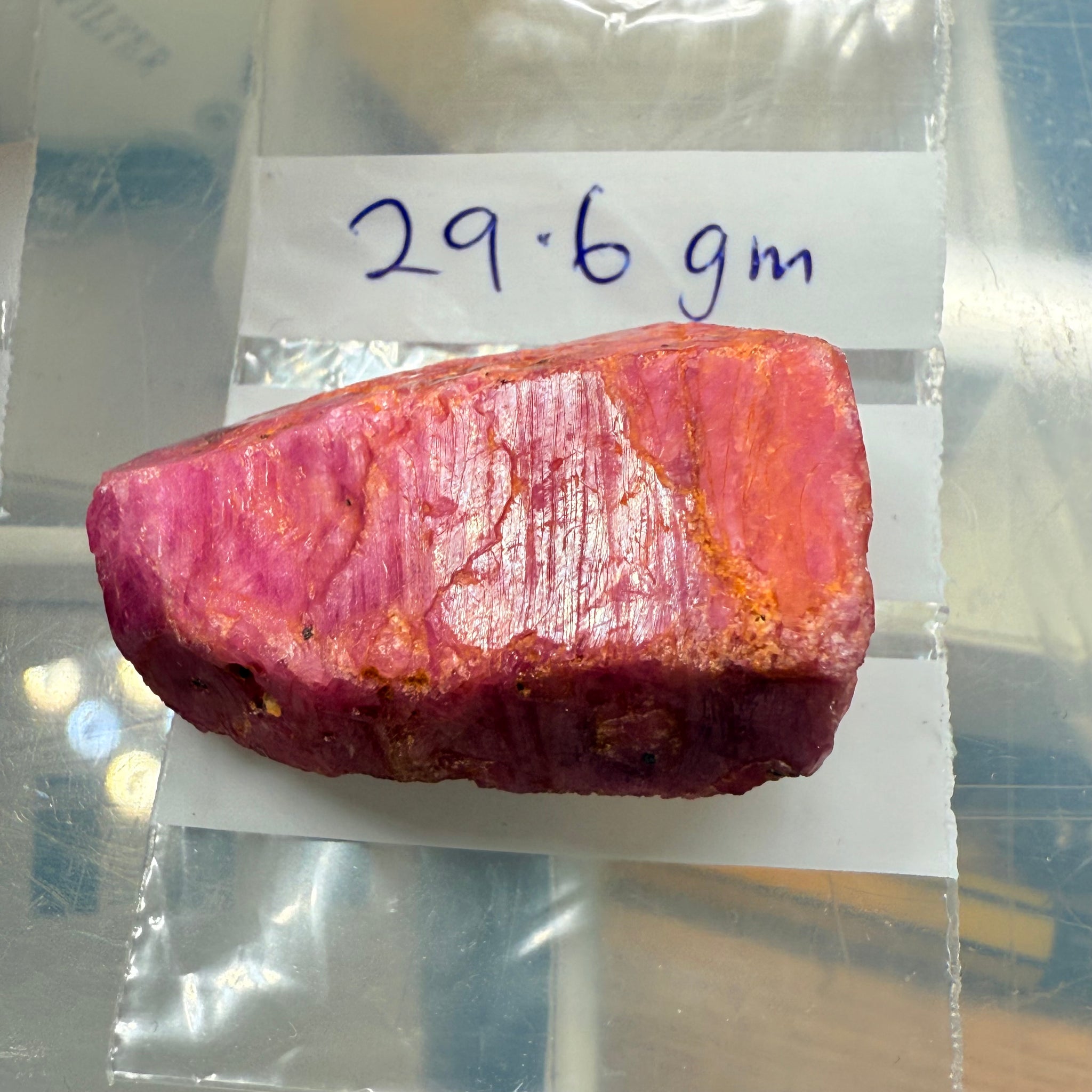 Sapphire Crystal, 29.60gm, Dodoma, Tanzania, Untreated Unheated