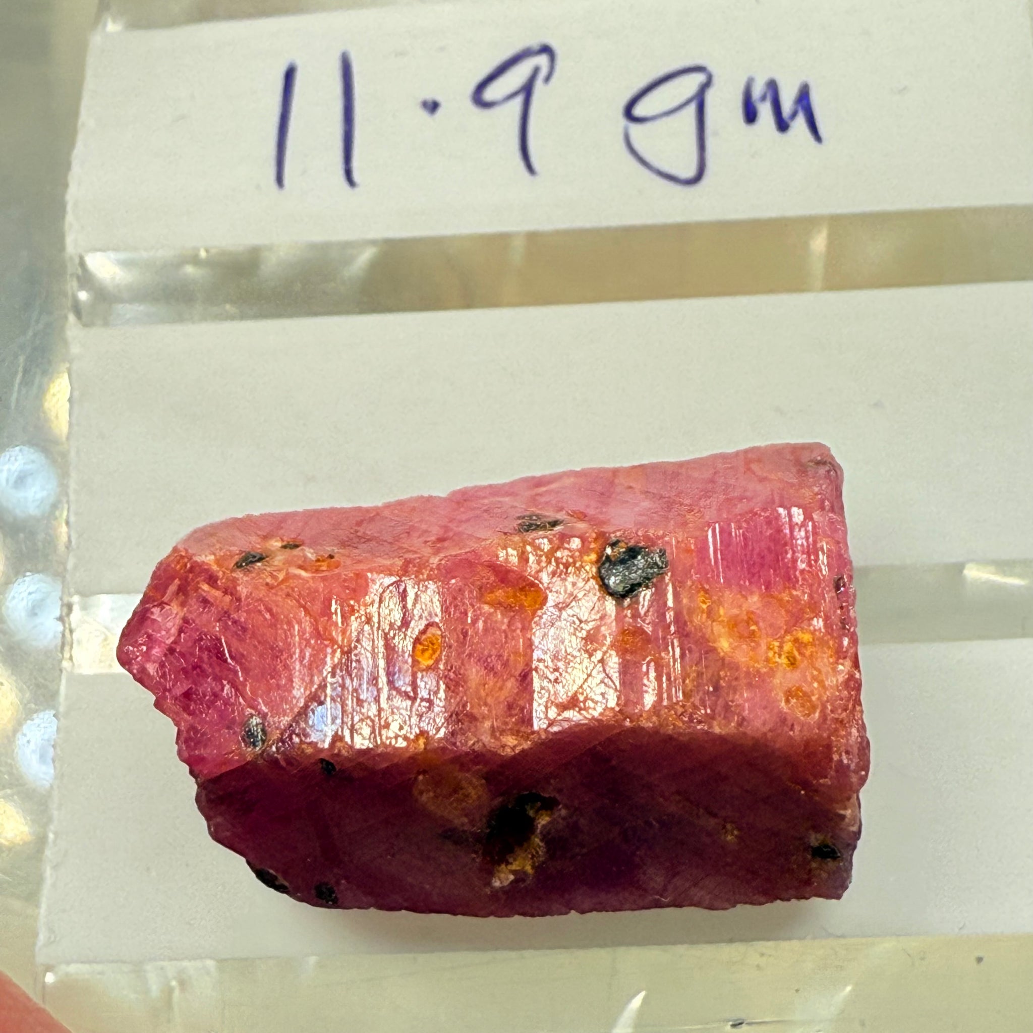 Sapphire Crystal, 11.90gm, Dodoma, Tanzania, Untreated Unheated