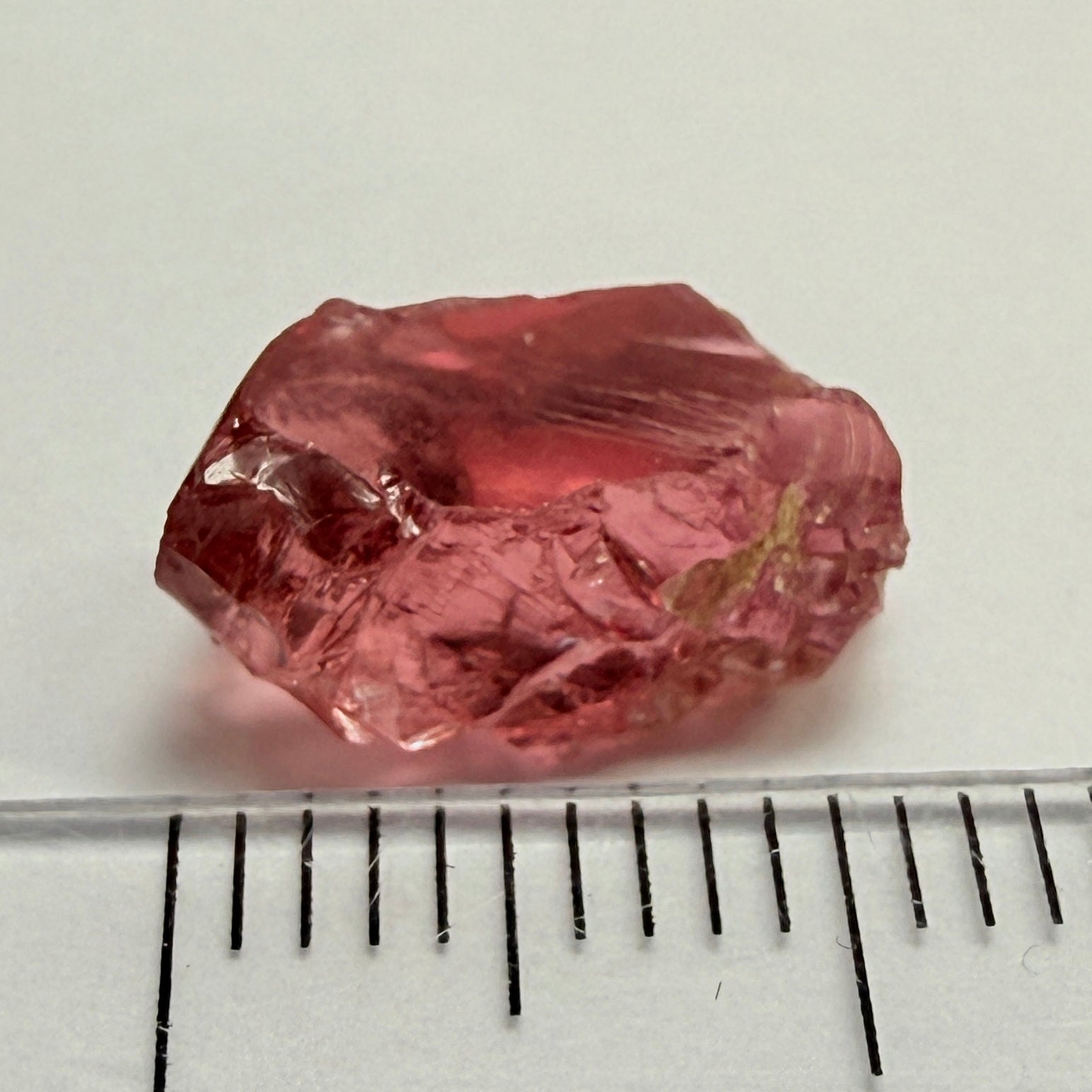 Garnet, 4.65ct, Tanzania, Untreated Unheated, slight inclusions on the outside that will come off on faceting, rest vvs-if