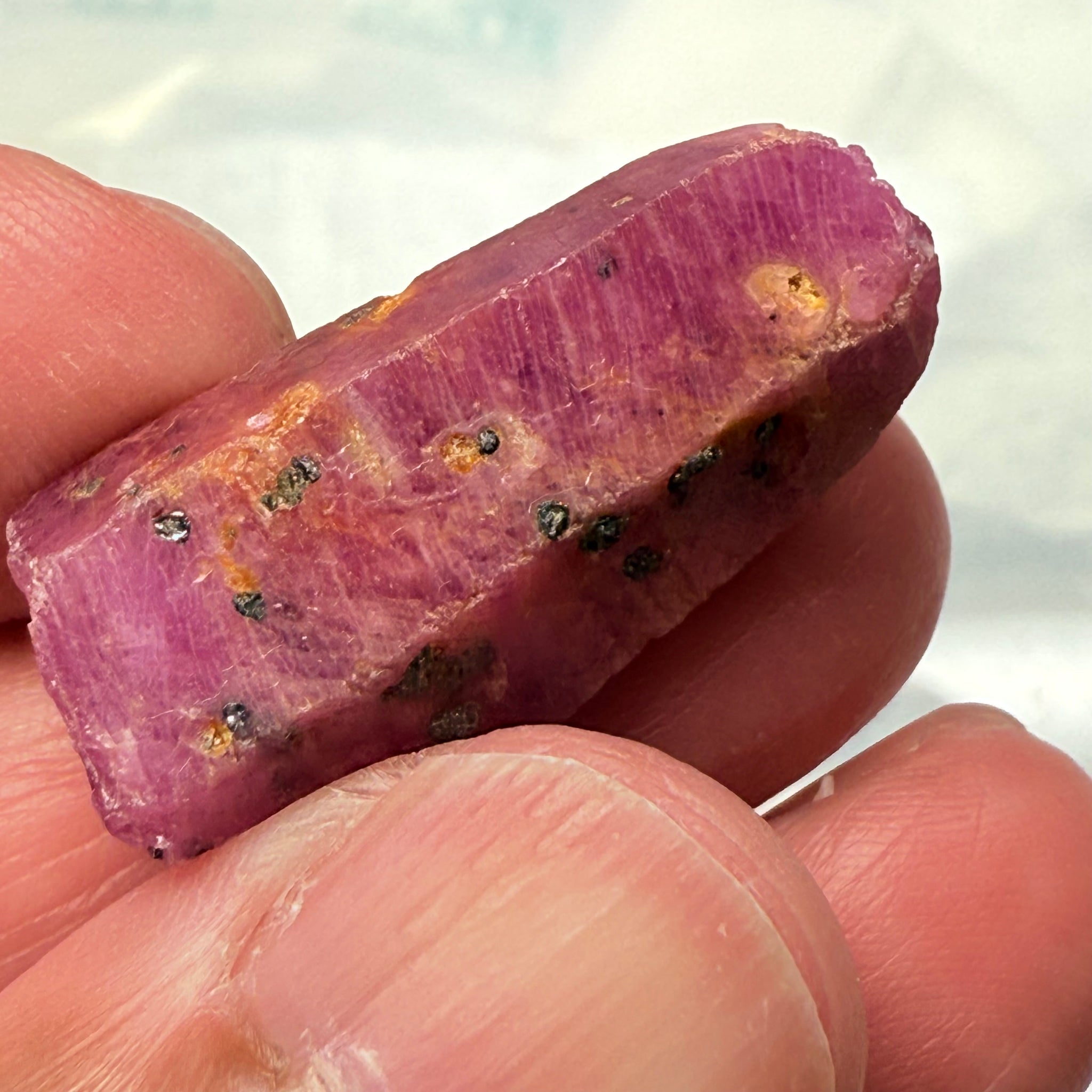 Sapphire Crystal, 9.10gm, Dodoma, Tanzania, Untreated Unheated