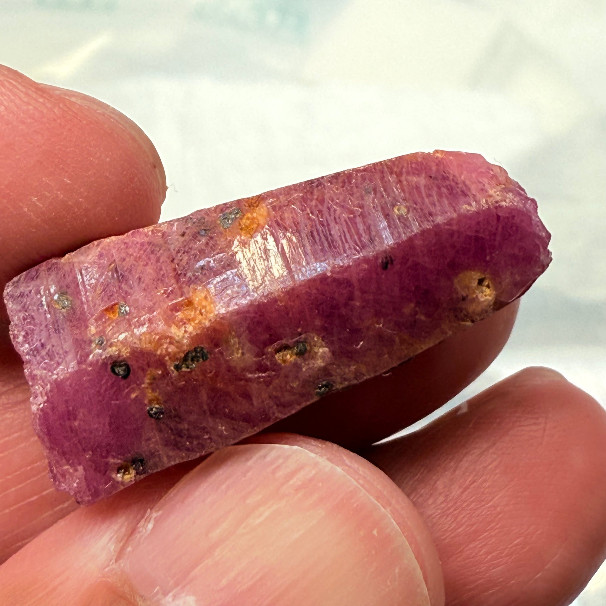 Sapphire Crystal, 9.10gm, Dodoma, Tanzania, Untreated Unheated