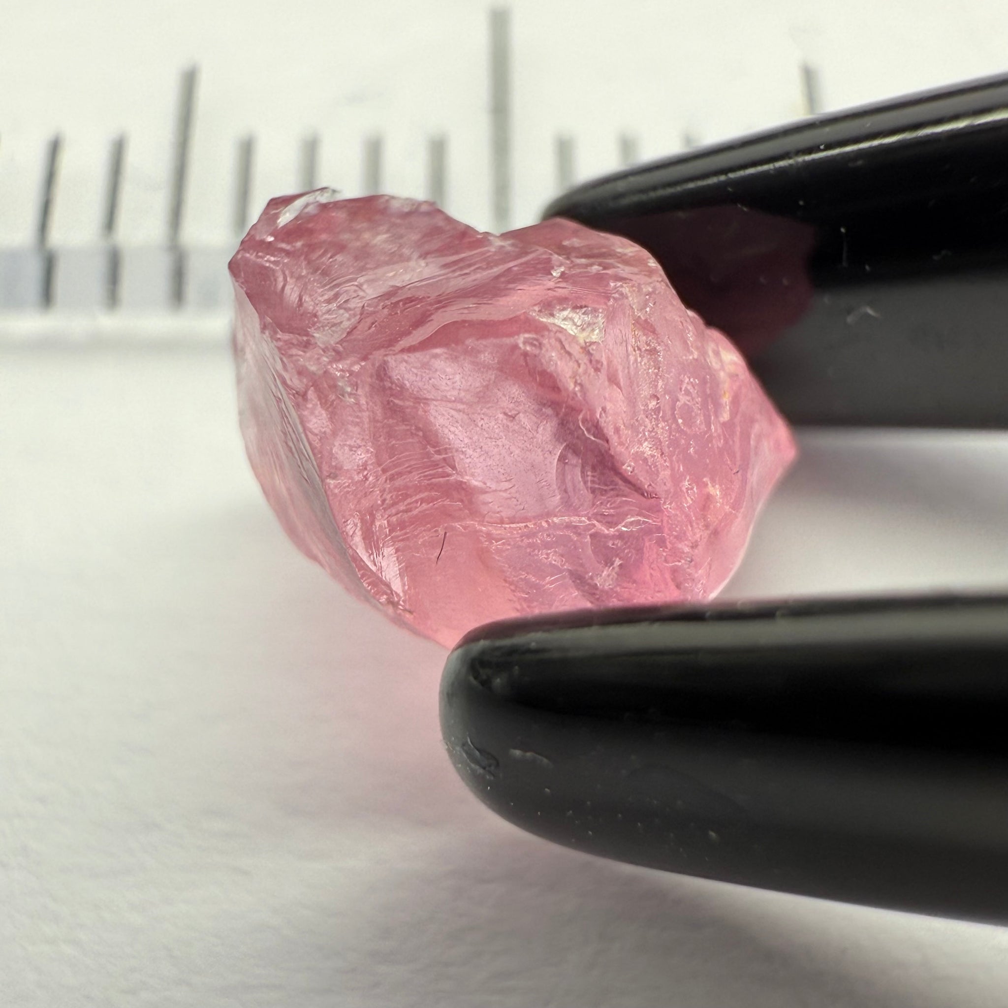 Pink Spinel, Baby Pink, 1.76ct, Tanzania, Untreated Unheated, slight inclusion on the outer skin, comes off on preform, rest just silky