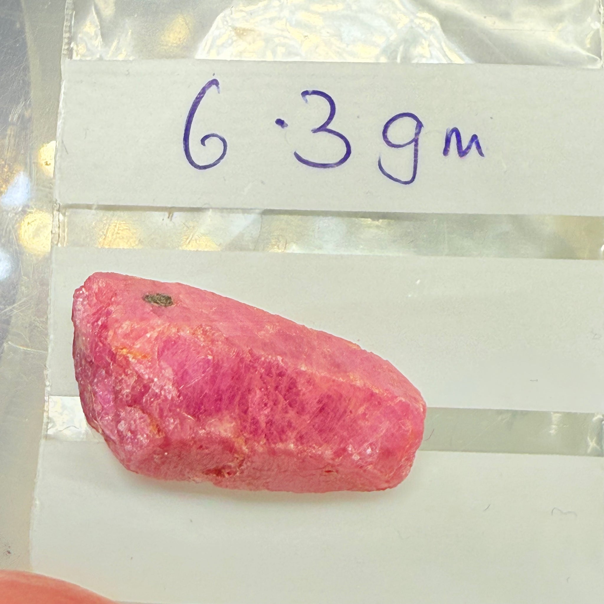 Sapphire Crystal, 6.30gm, Dodoma, Tanzania, Untreated Unheated