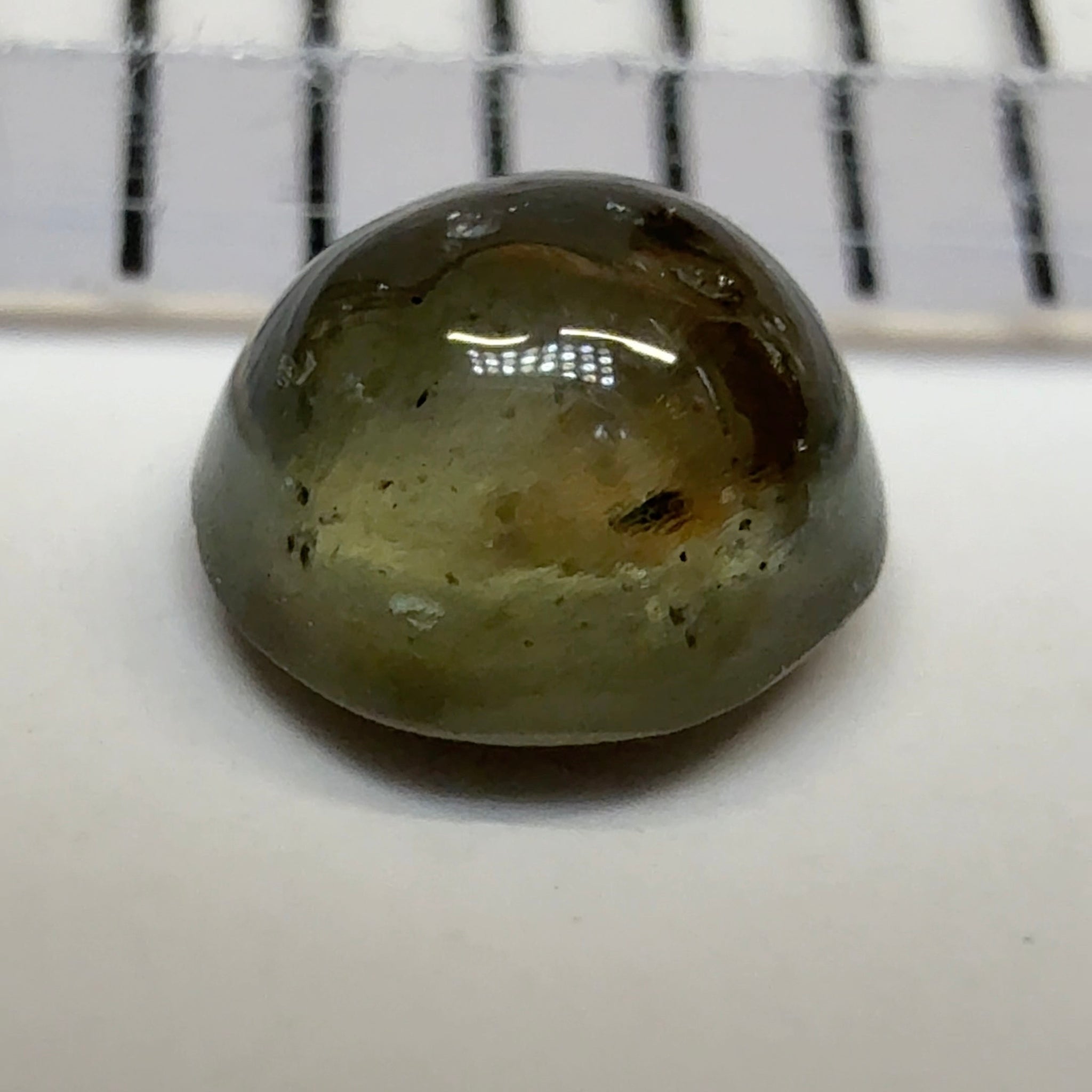 Alexandrite Cabochon, 0.22ct, Tunduru, Tanzania, Untreated Unheated.