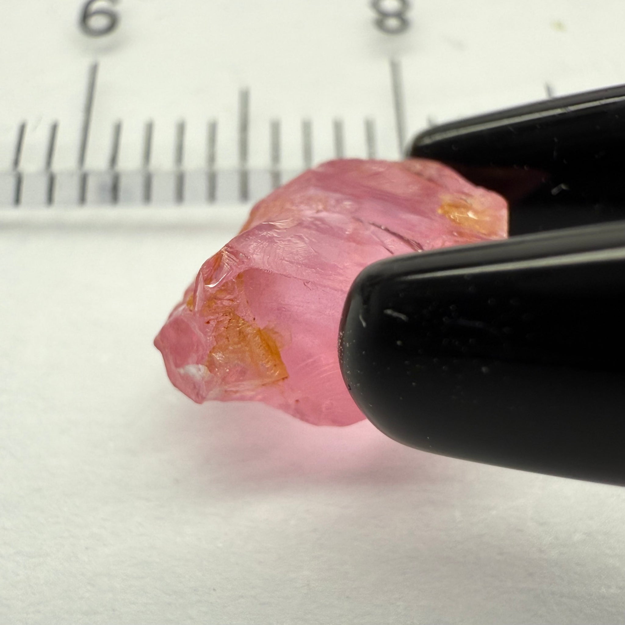 Pink Spinel, Baby Pink, 2.79ct, Tanzania, Untreated Unheated, slight inclusion on the outer skin, comes off on preform, rest just silky