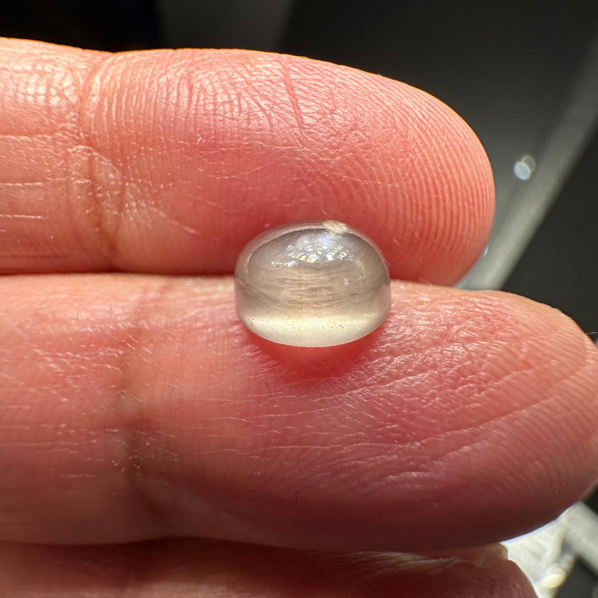 Sapphire Cabochon, 2.58ct, Umba Valley, Tanzania. Untreated Unheated. Very slight colour shift. Can be used as is or facet it into a cut stone.