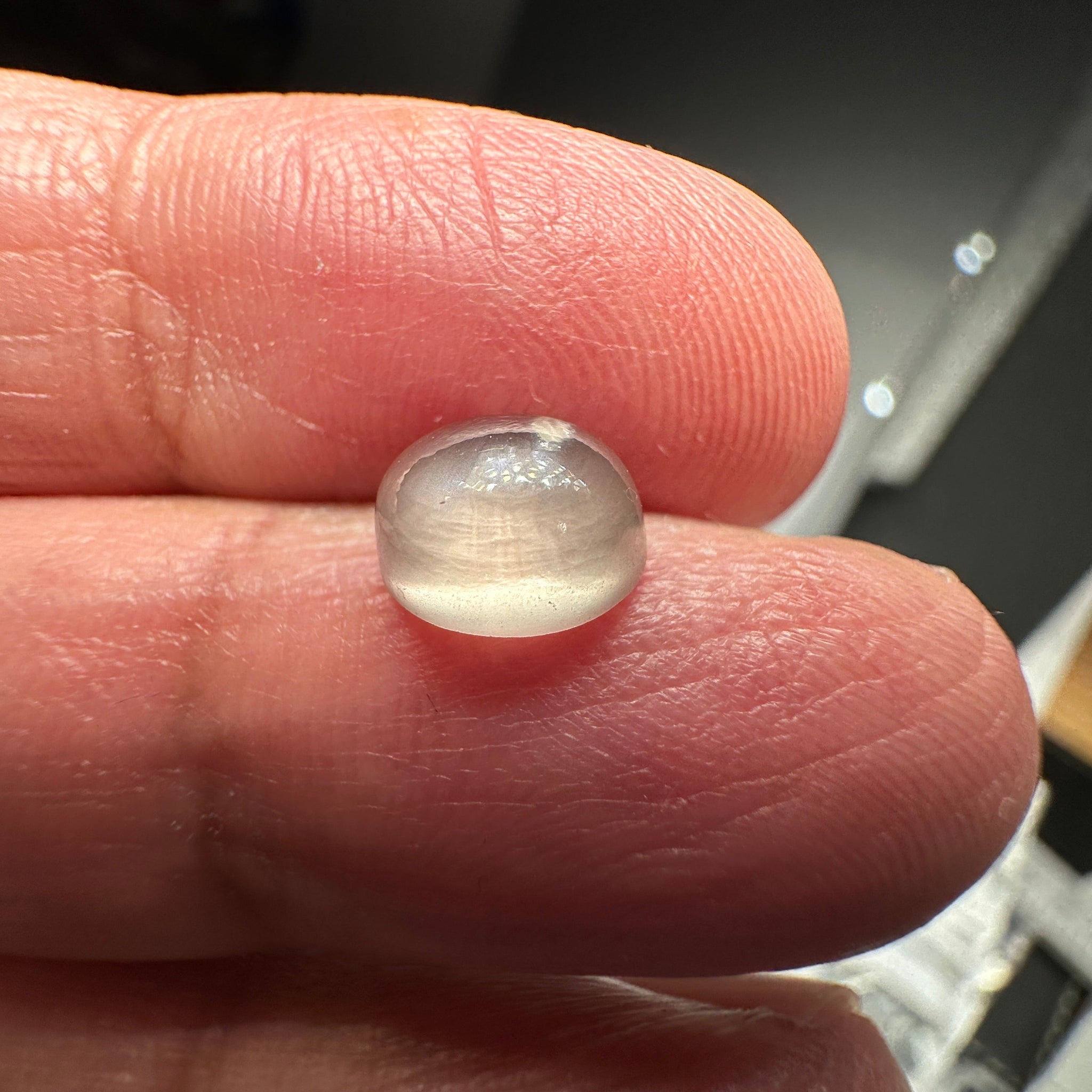 Sapphire Cabochon, 2.58ct, Umba Valley, Tanzania. Untreated Unheated. Very slight colour shift. Can be used as is or facet it into a cut stone.