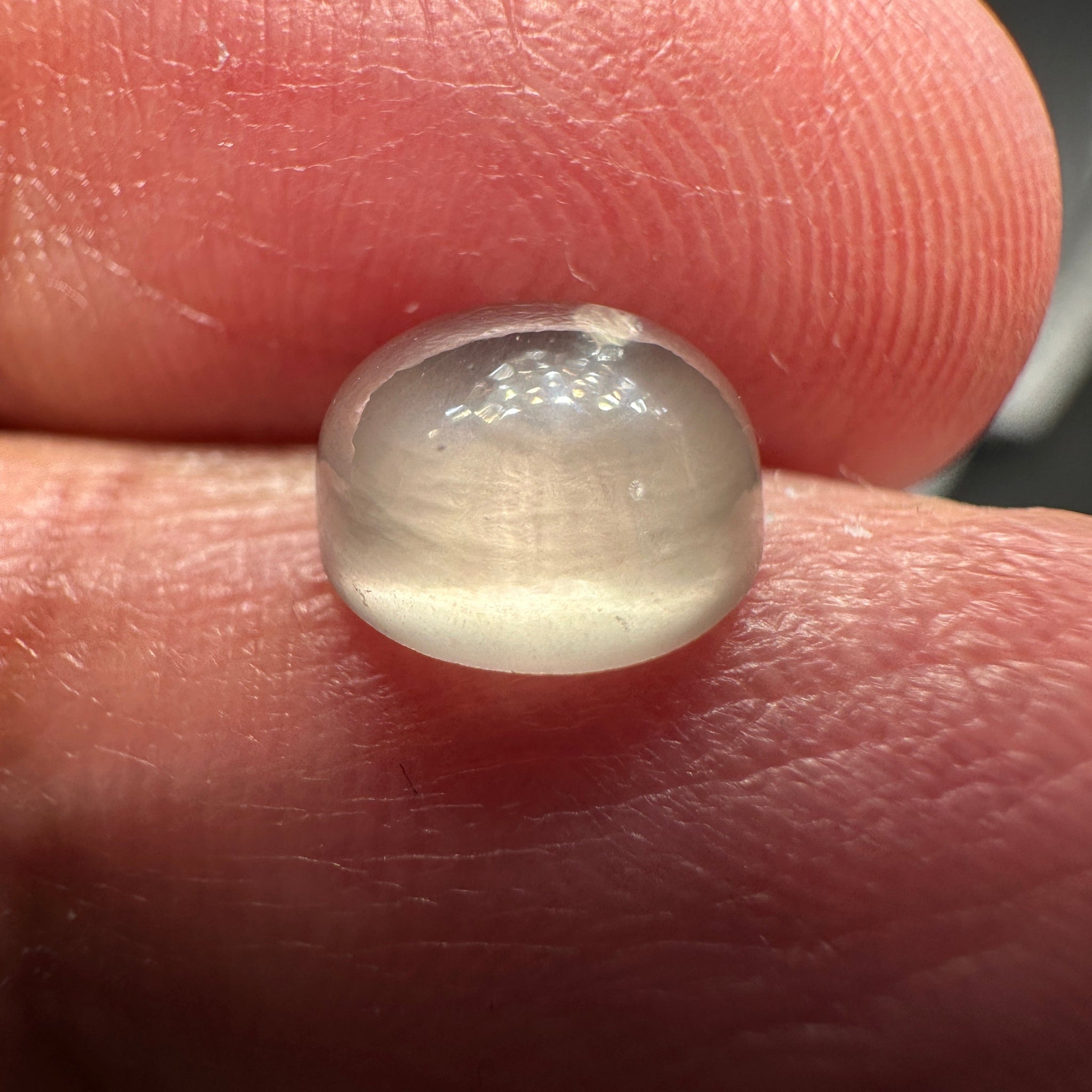 Sapphire Cabochon, 2.58ct, Umba Valley, Tanzania. Untreated Unheated. Very slight colour shift. Can be used as is or facet it into a cut stone.