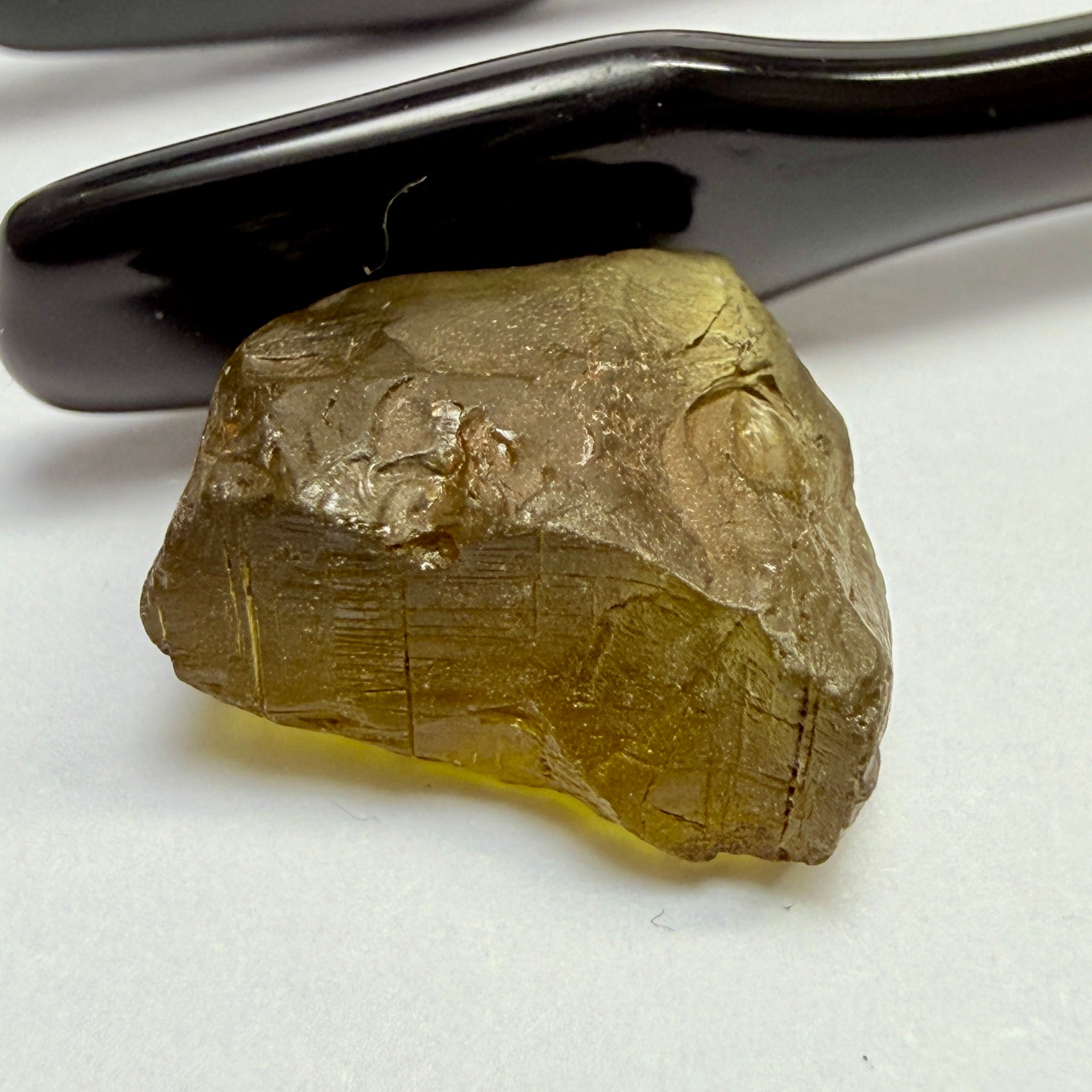 Peridot, 5.20ct, Tanzania, Untreated Unheated, muddy green colour, see shape, vvs