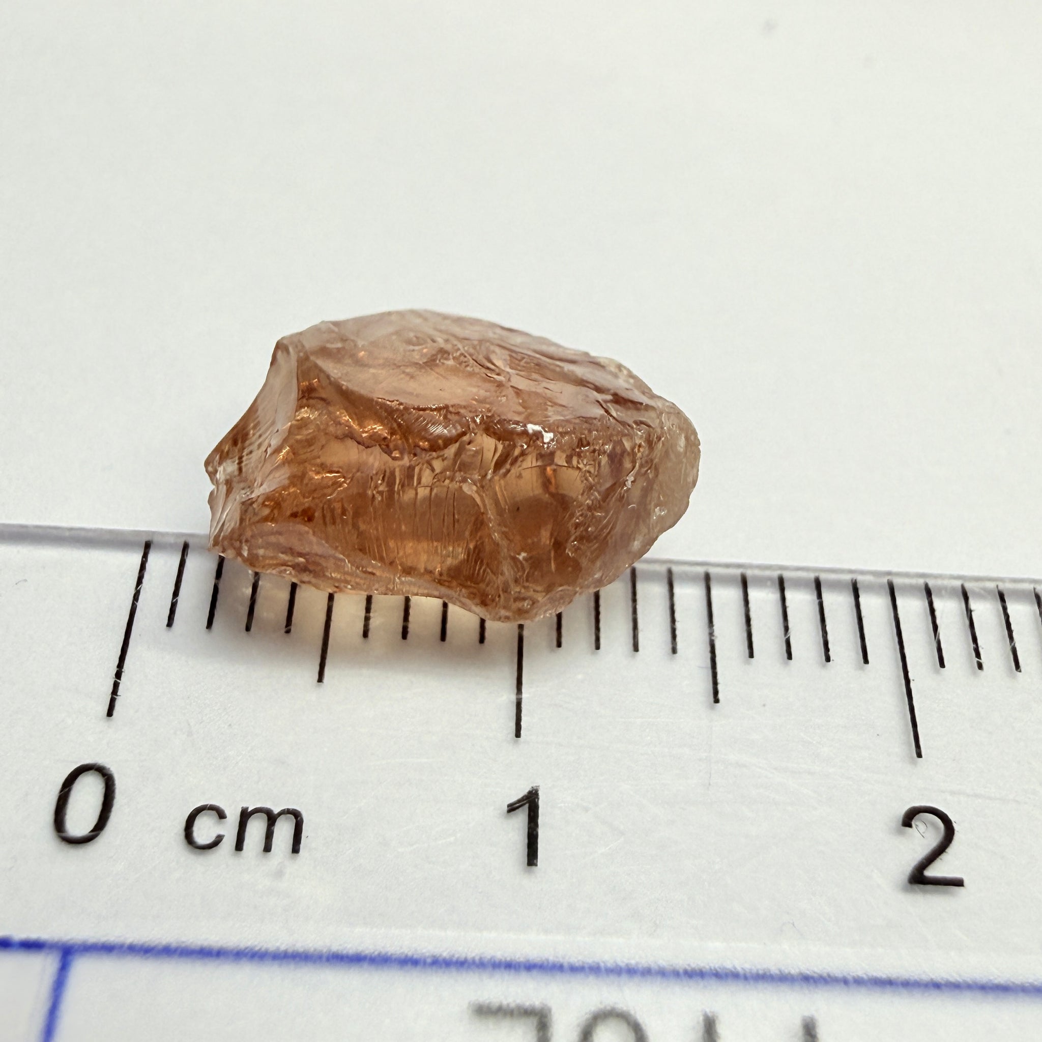 Malaya Garnet, 6.44ct, Tanzania, Untreated Unheated, inclusion on the outside, see marked circle, rest faint needles, shape flattish, see pics