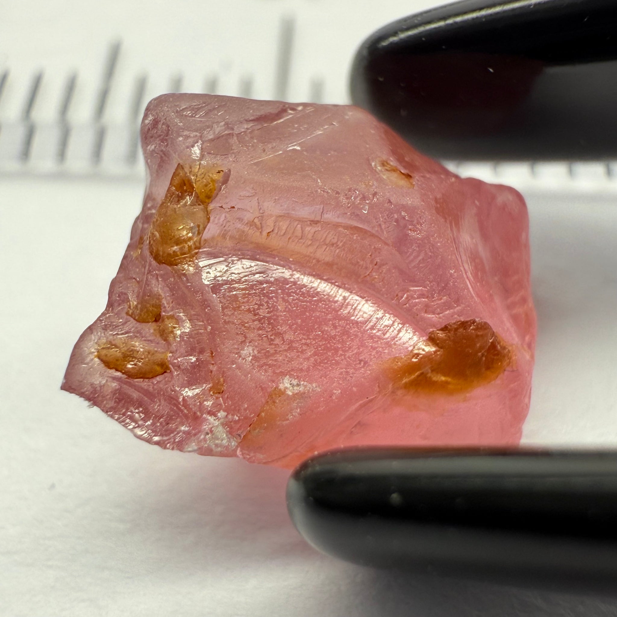 Pink Spinel, Baby Pink, 3.41ct, Tanzania, Untreated Unheated, medium level of silk