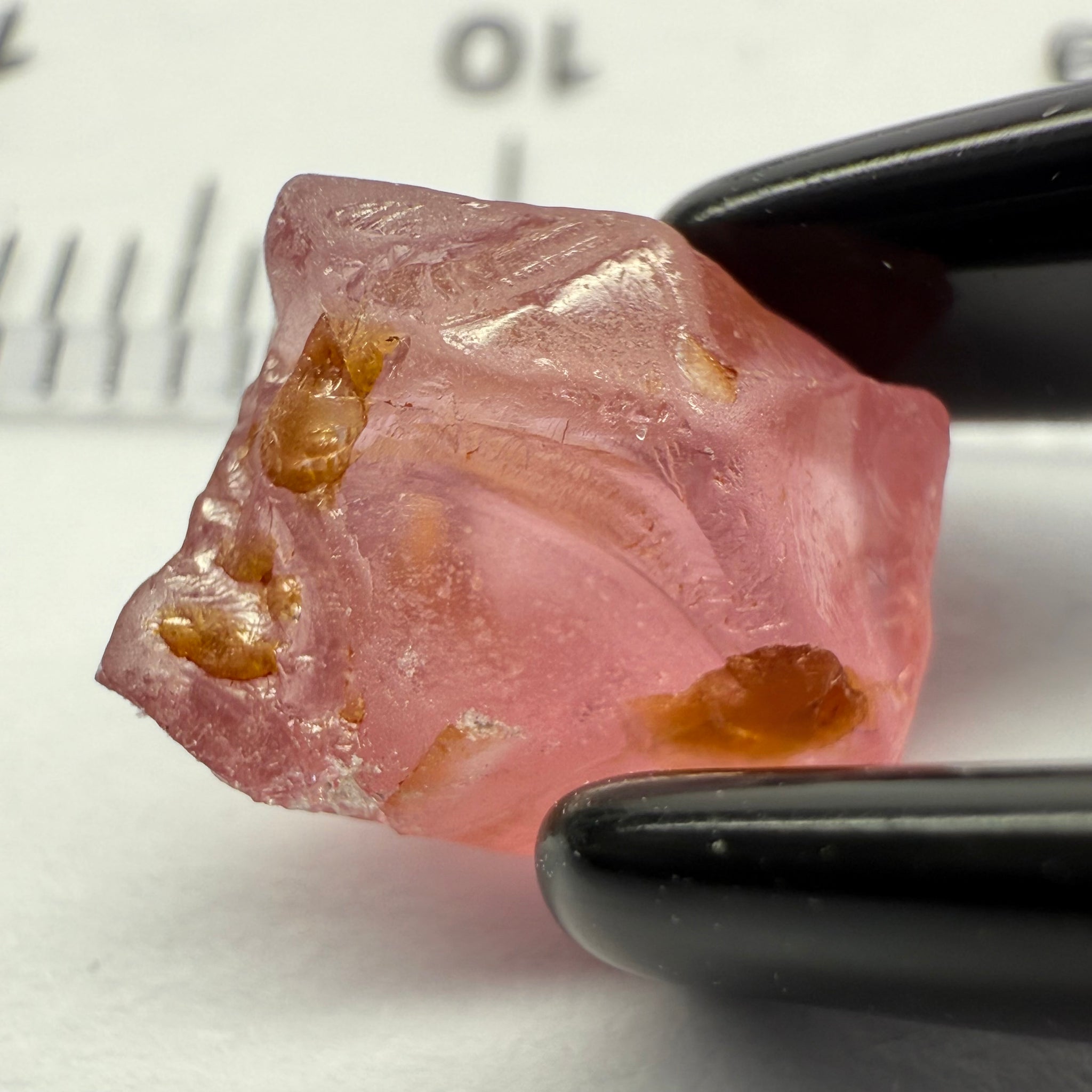Pink Spinel, Baby Pink, 3.41ct, Tanzania, Untreated Unheated, medium level of silk