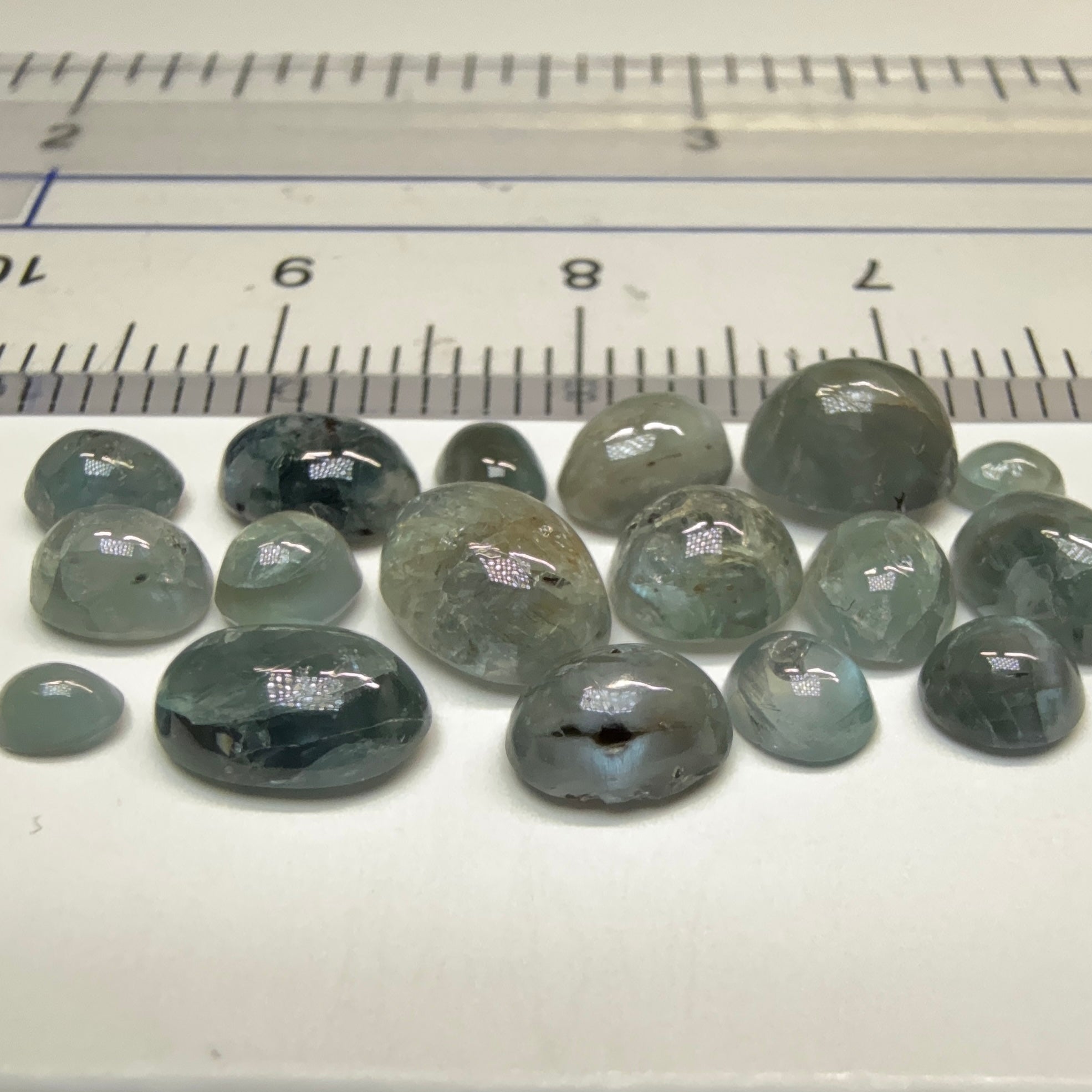 Alexandrite Cabochon Lot, 11.10ct Lot, Manyara, Tanzania, Untreated Unheated.