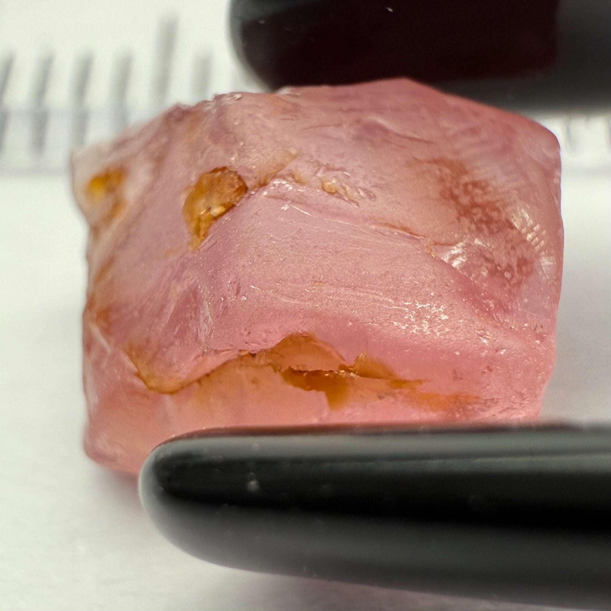 Pink Spinel, Baby Pink, 3.41ct, Tanzania, Untreated Unheated, medium level of silk