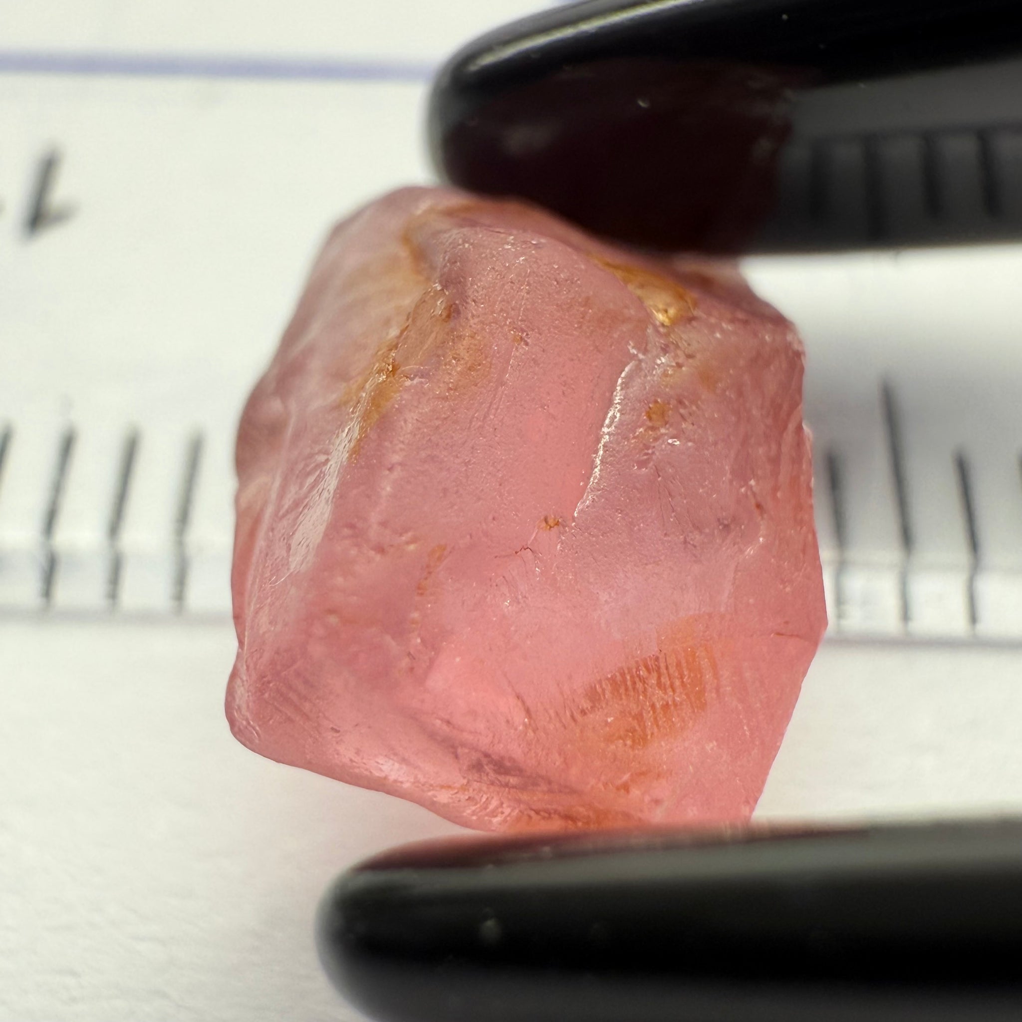Pink Spinel, Baby Pink, 3.41ct, Tanzania, Untreated Unheated, medium level of silk