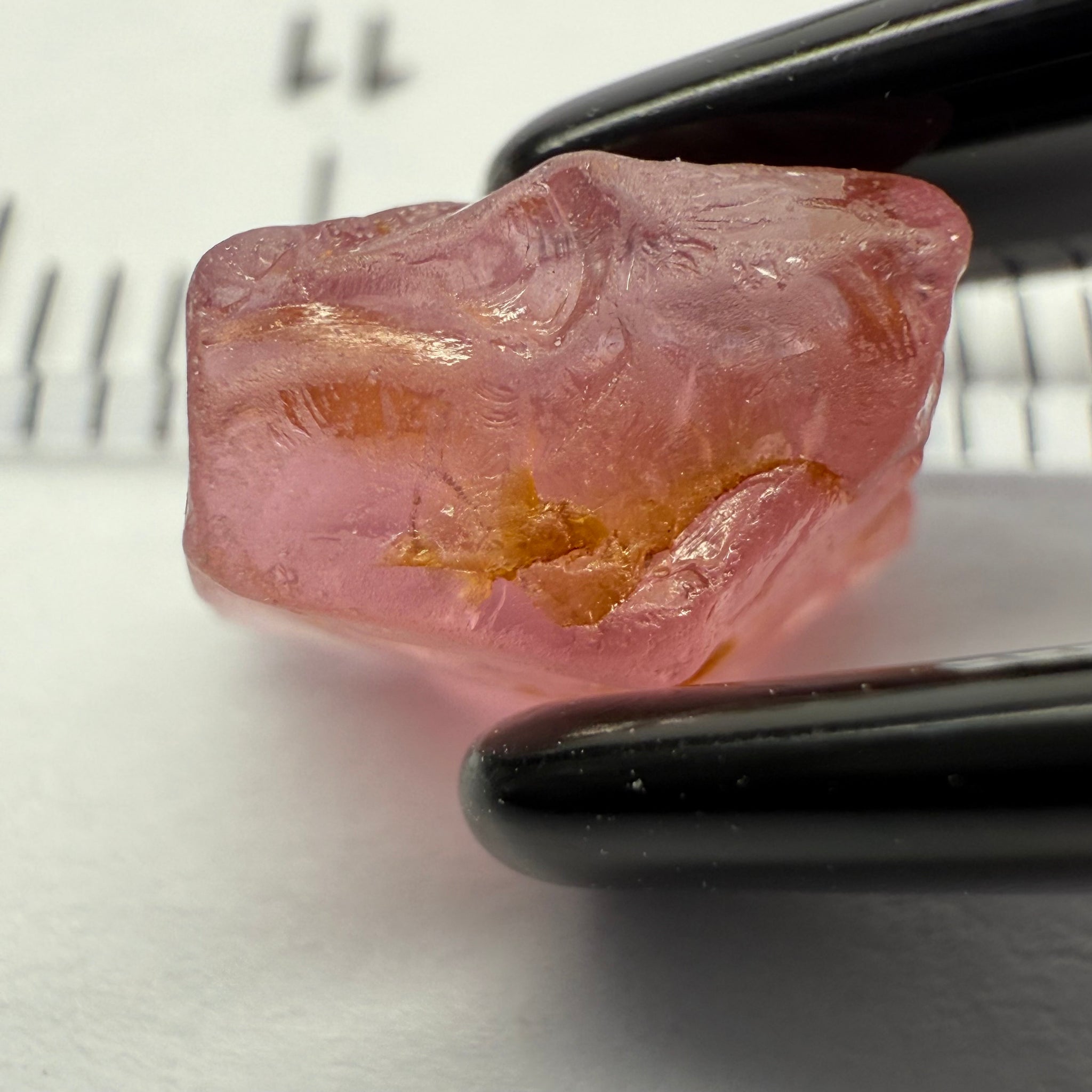 Pink Spinel, Baby Pink, 3.41ct, Tanzania, Untreated Unheated, medium level of silk