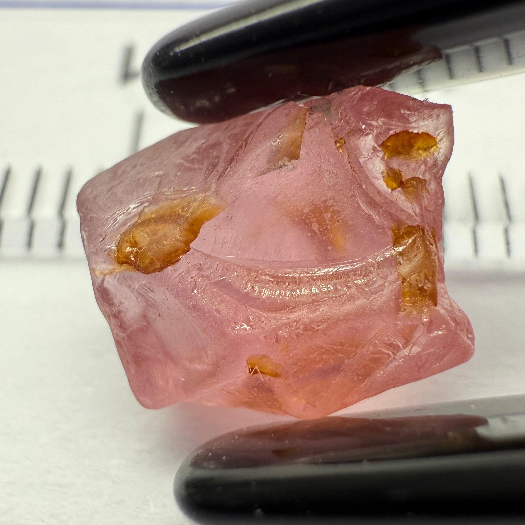 Pink Spinel, Baby Pink, 3.41ct, Tanzania, Untreated Unheated, medium level of silk