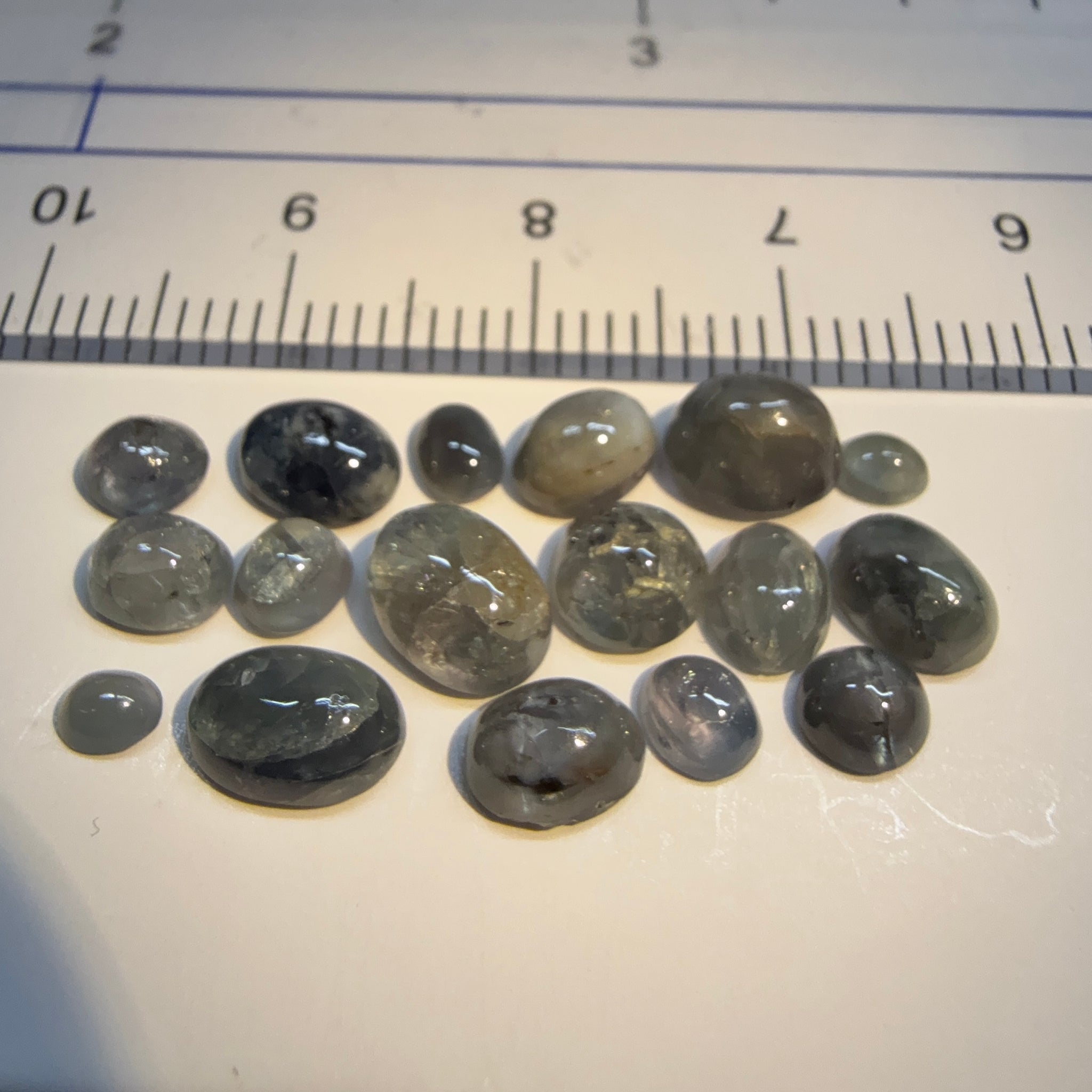 Alexandrite Cabochon Lot, 11.10ct Lot, Manyara, Tanzania, Untreated Unheated.