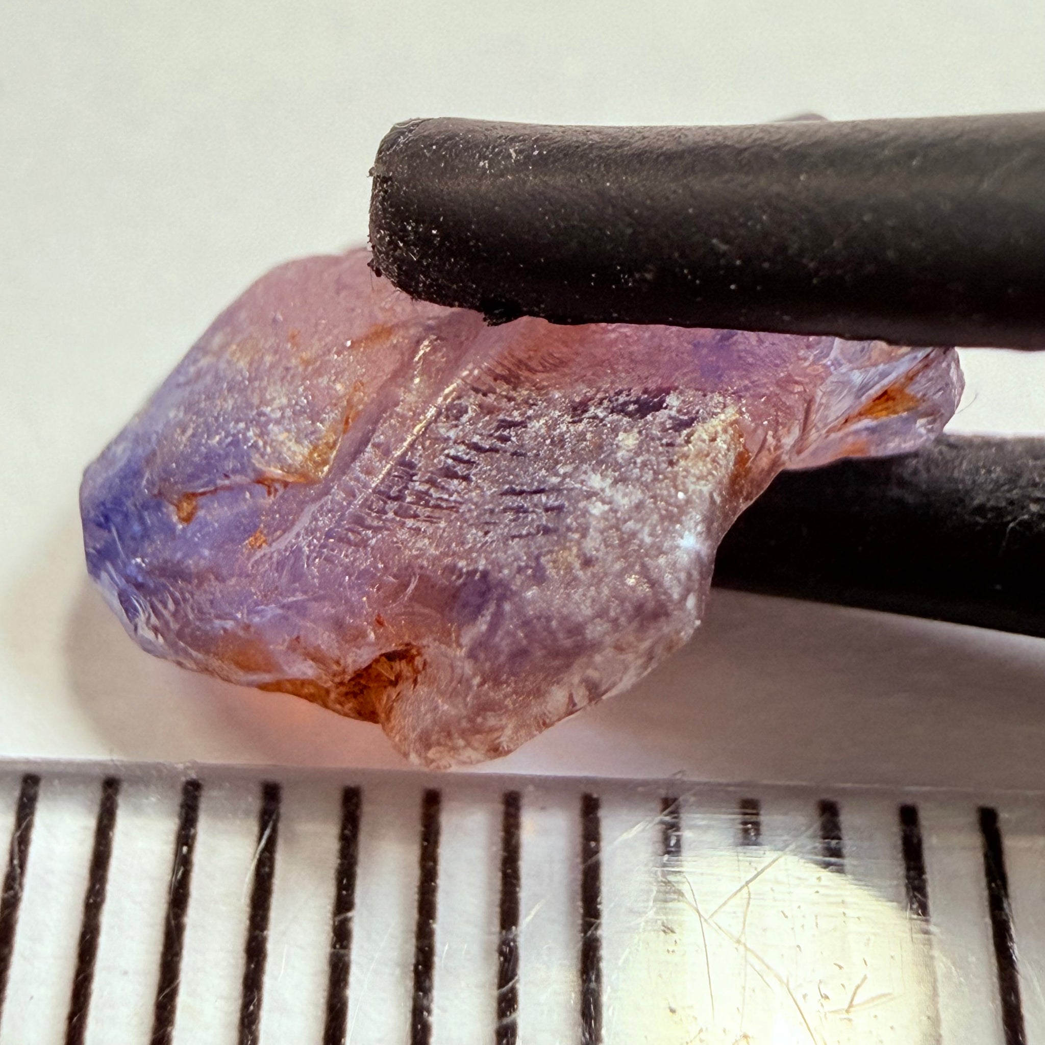 Winza Sapphire, 3.28ct, Winza, Tanzania, Untreated Unheated, flat stone, not facetable, set it in jewellery as is