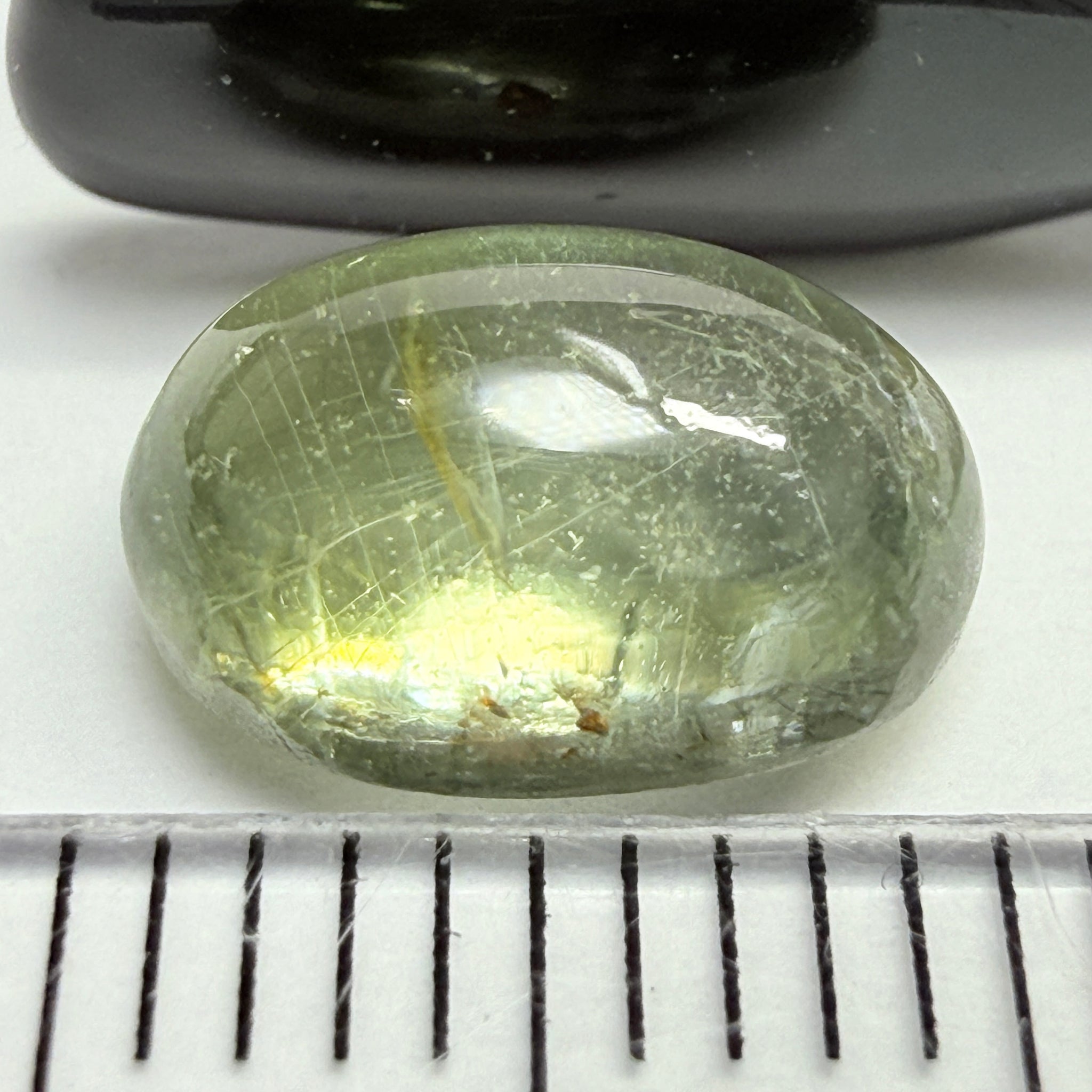 Sapphire Cabochon, 3.42ct, Umba Valley, Tanzania, Untreated Unheated, facet it and turn it into a cut stone