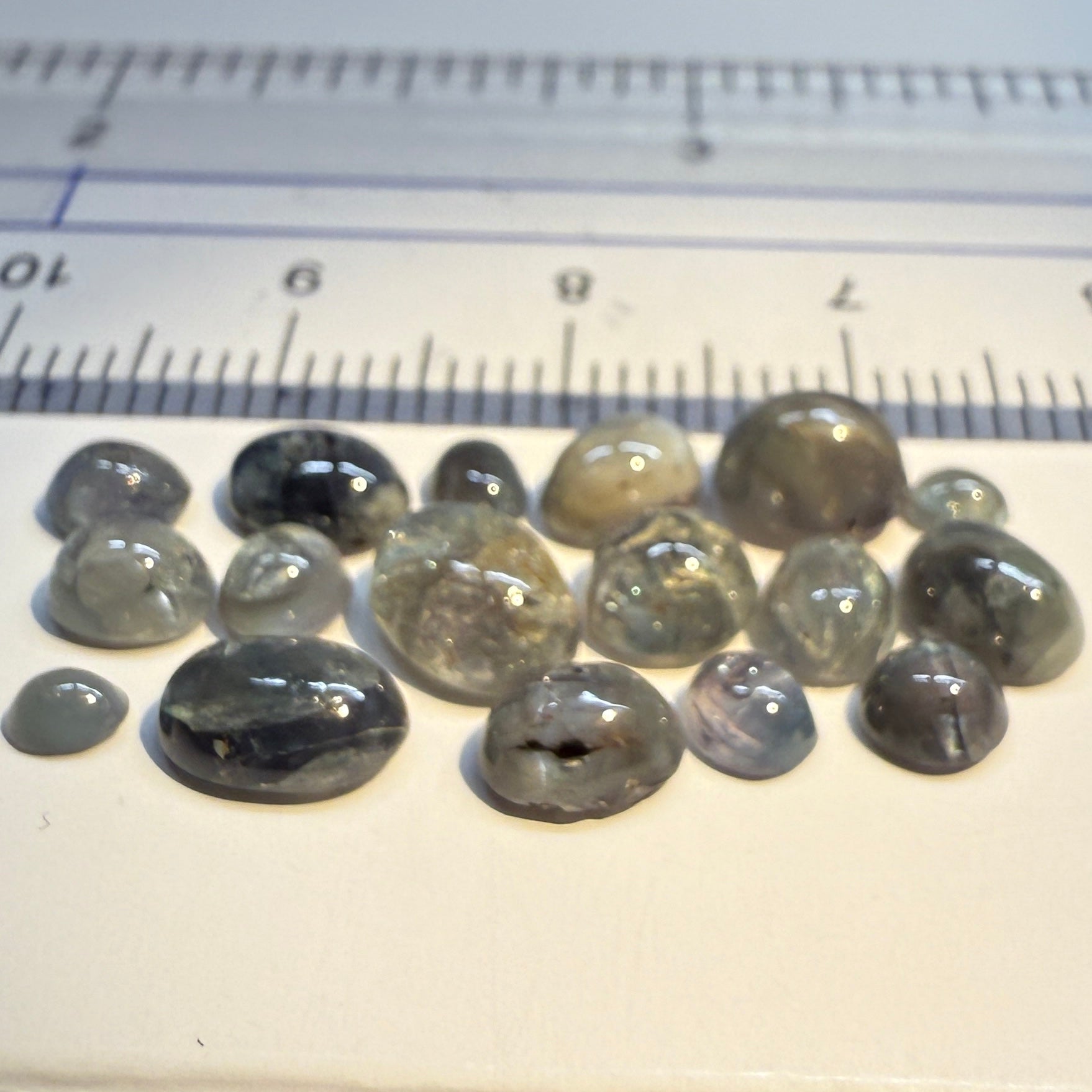 Alexandrite Cabochon Lot, 11.10ct Lot, Manyara, Tanzania, Untreated Unheated.