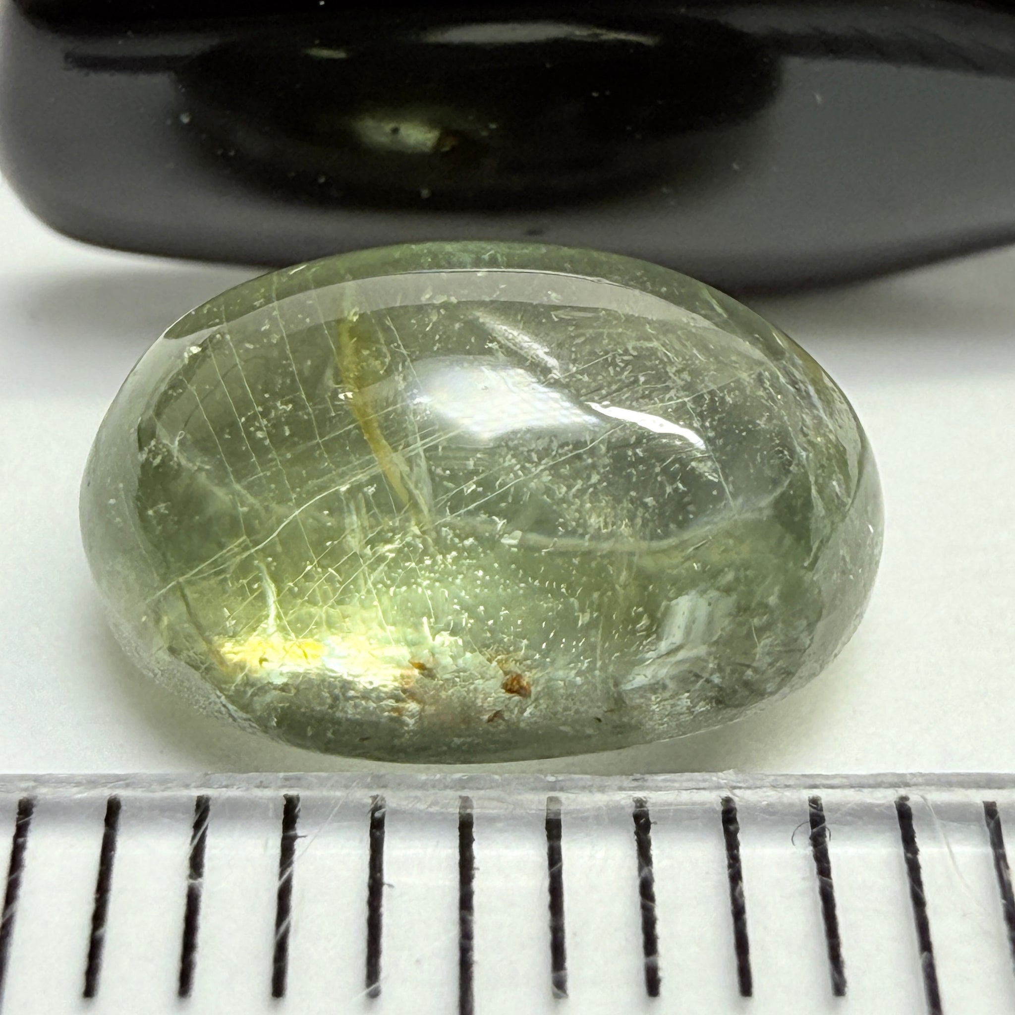 Sapphire Cabochon, 3.42ct, Umba Valley, Tanzania, Untreated Unheated, facet it and turn it into a cut stone