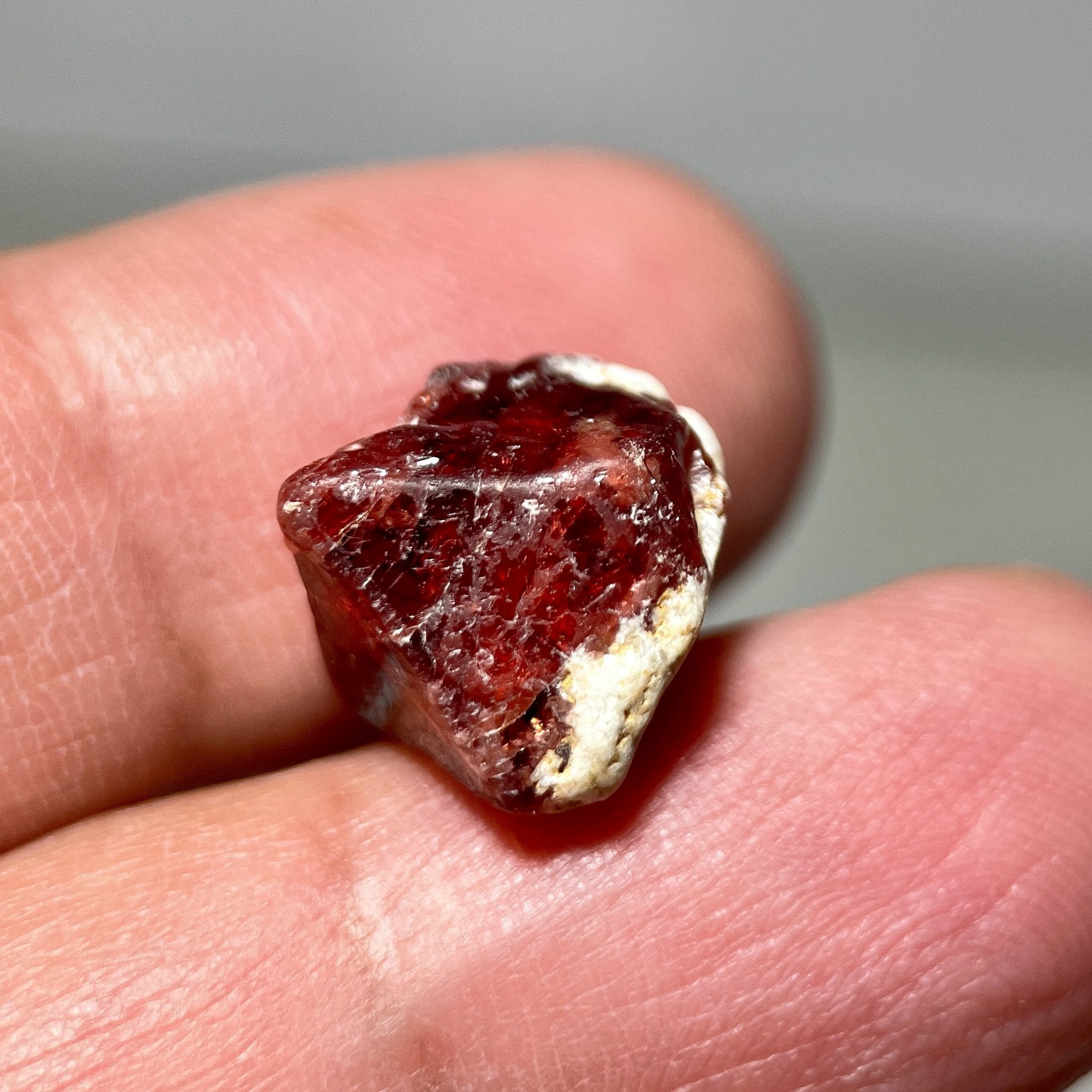 14.39Ct Mahenge Spinel Crystal Tanzania Untreated Unheated. 12.5 X 12 Mm.