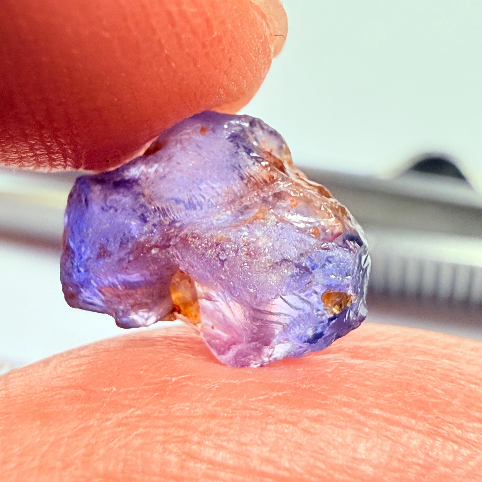 Winza Sapphire, 3.28ct, Winza, Tanzania, Untreated Unheated, flat stone, not facetable, set it in jewellery as is