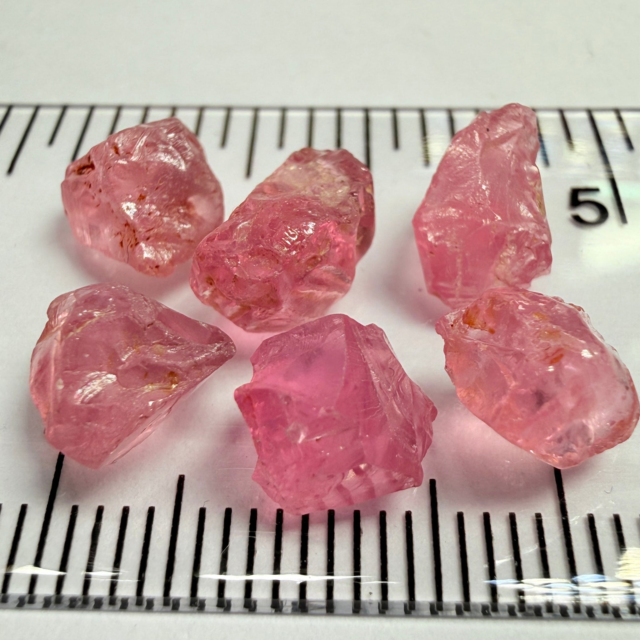 Spinel Lot, 15.00ct, Tanzania, Untreated Unheated, slightly silky, 2.14ct-3.18ct