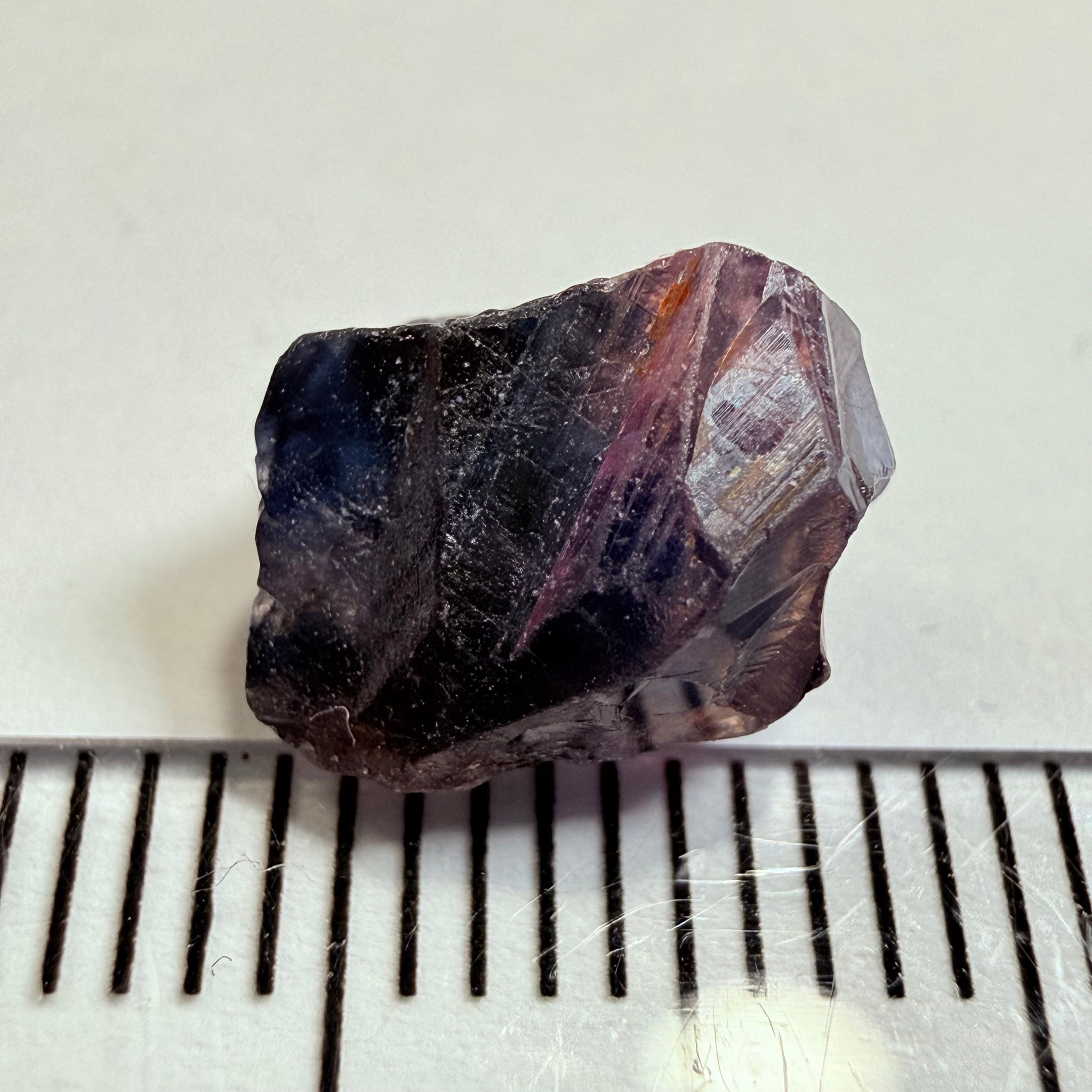 Winza Sapphire, 4.43ct, Winza, Tanzania, Untreated Unheated, not facetable, has a crack in the middle, set it in jewellery as is