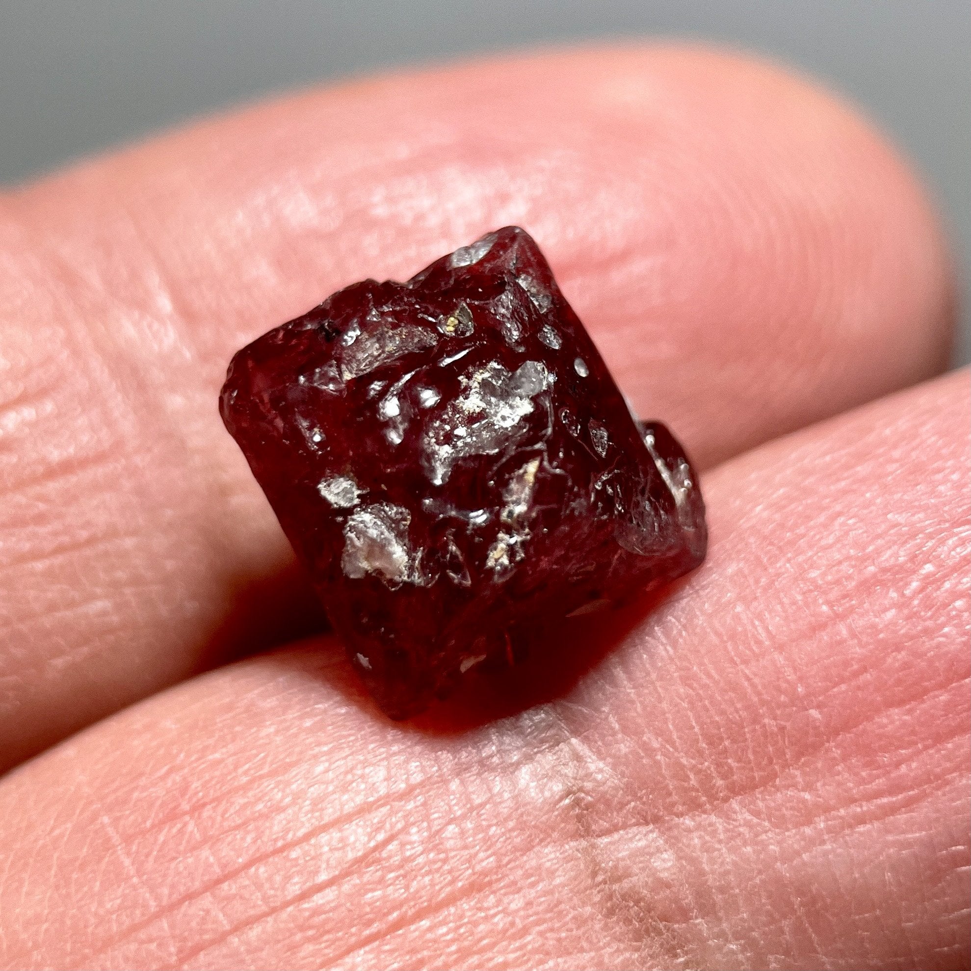 8.59Ct Mahenge Spinel Crystal Tanzania Untreated Unheated. 13 X 9Mm