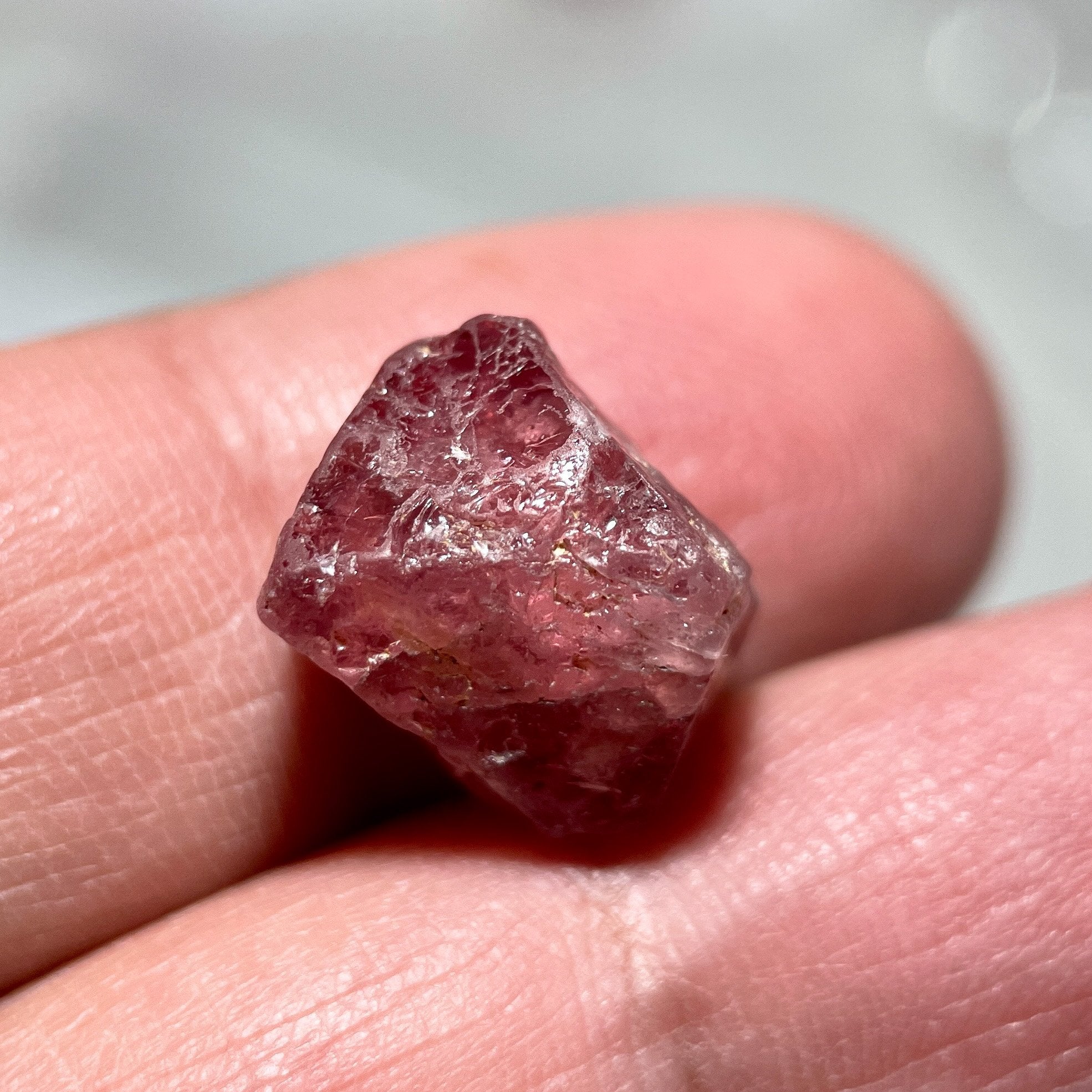 15.00Ct Mahenge Spinel Crystal Tanzania Untreated Unheated. 13.5 X 11.4 10.4 Mm