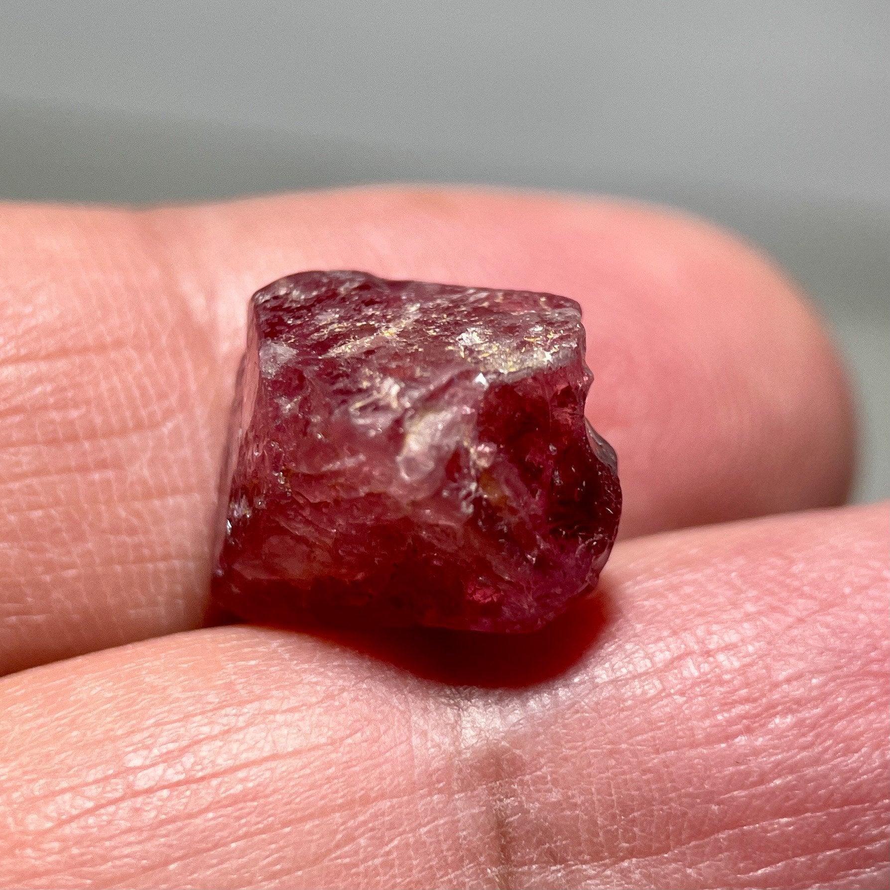 15.00Ct Mahenge Spinel Crystal Tanzania Untreated Unheated. 13.5 X 11.4 10.4 Mm