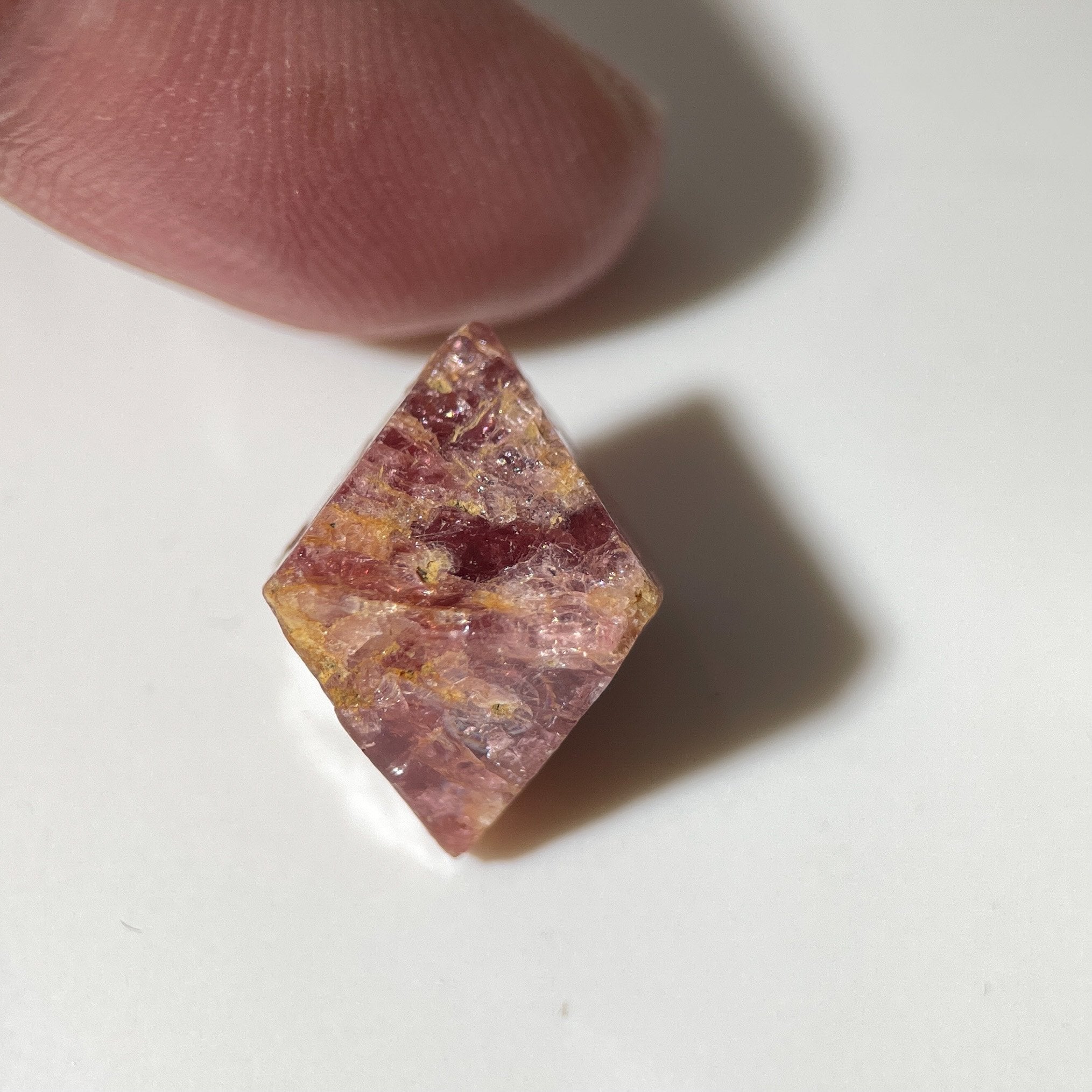 19.08Ct Mahenge Spinel Crystal Tanzania Untreated Untreated. Gemmy Tip