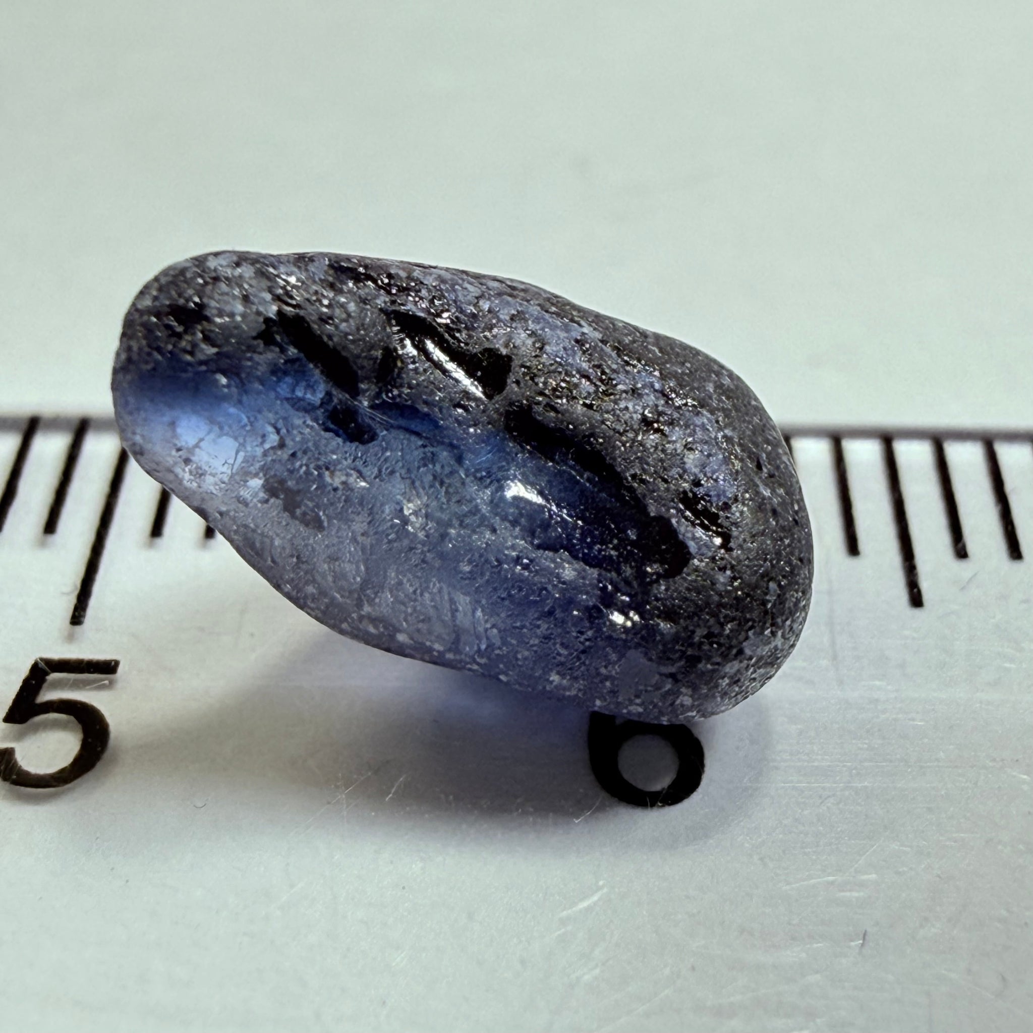 Umba Sapphire, 4.23ct, Umba, Tanzania, Untreated Unheated, some crazy zoning and beautiful trichroic colours under the dichroscope, vvs