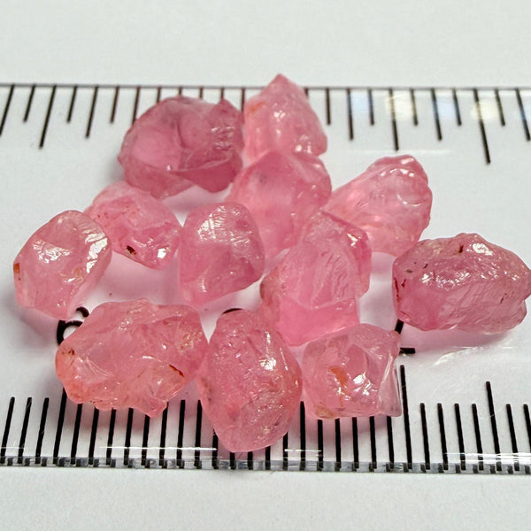 Spinel Lot, 22.70ct, Tanzania, Untreated Unheated, slightly silky, 1.63ct-2.52ct, works out to slightly under US$50/ct