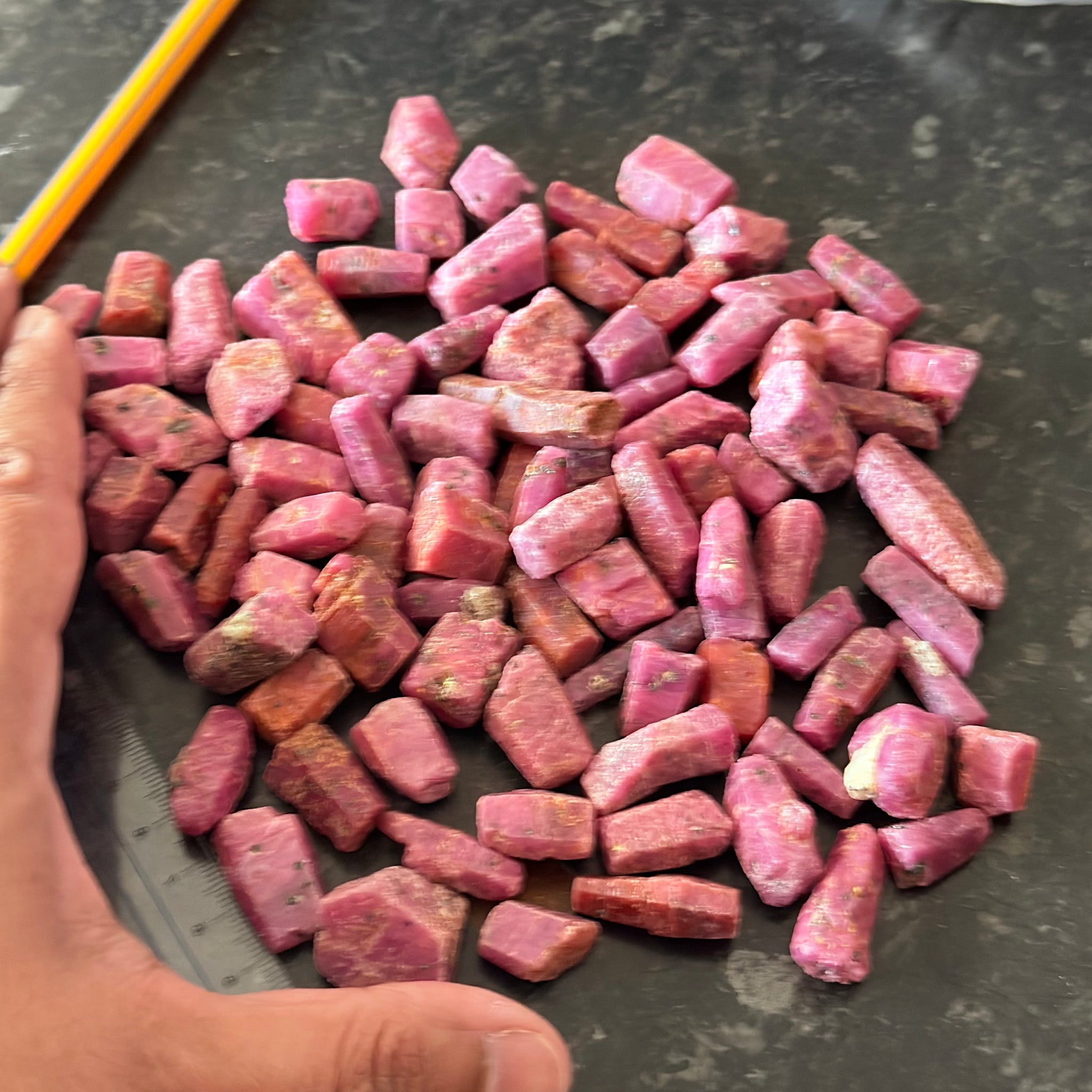 Sapphire Crystal Wholesale Lot Deal, 587.60gm, 92pcs in lot, average size is 6.38gm. Dodoma, Tanzania, Untreated Unheated. Priced at wholesale for people who want to resell