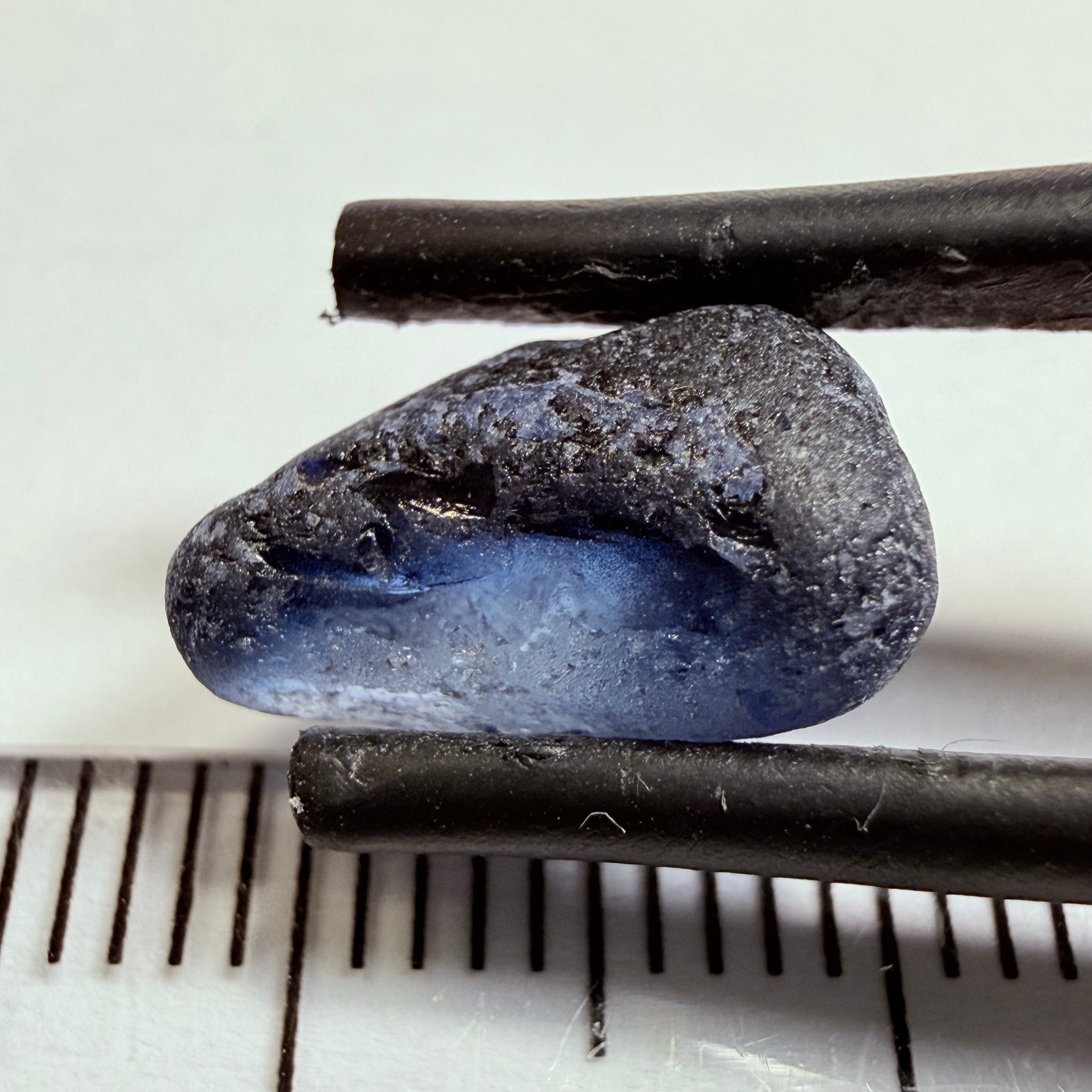 Umba Sapphire, 4.23ct, Umba, Tanzania, Untreated Unheated, some crazy zoning and beautiful trichroic colours under the dichroscope, vvs