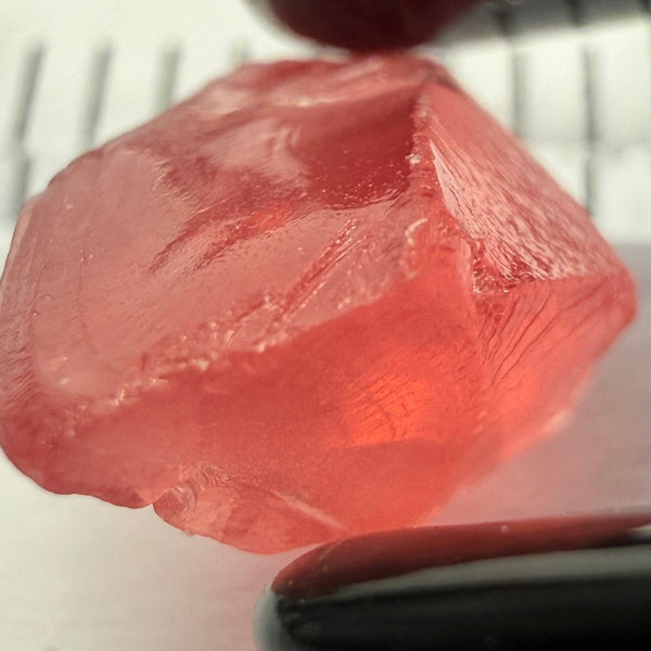 Mahenge Spinel, 1.63ct, Tanzania, Untreated Unheated, slight inclusion on skin, will come off on preform, slightly silky