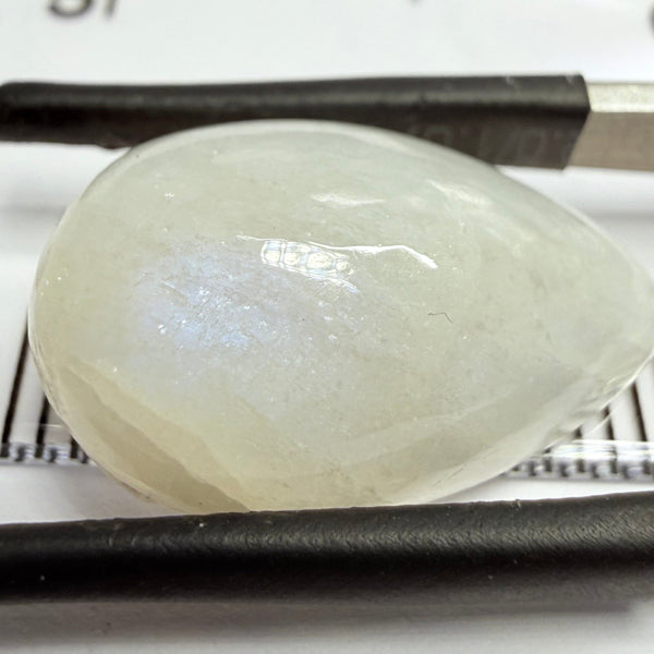 Blue Sheen Moonstone Cabochon, 12.13ct, Tanzania, Untreated Unheated