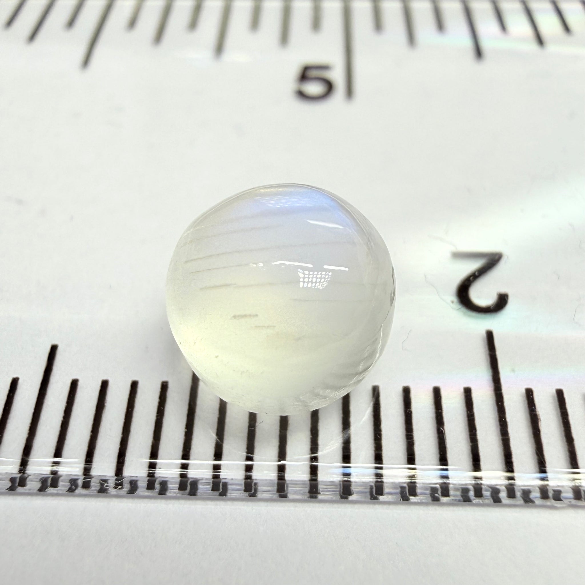 Blue Sheen Moonstone Cabochon, 2.09ct, Tanzania, Untreated Unheated
