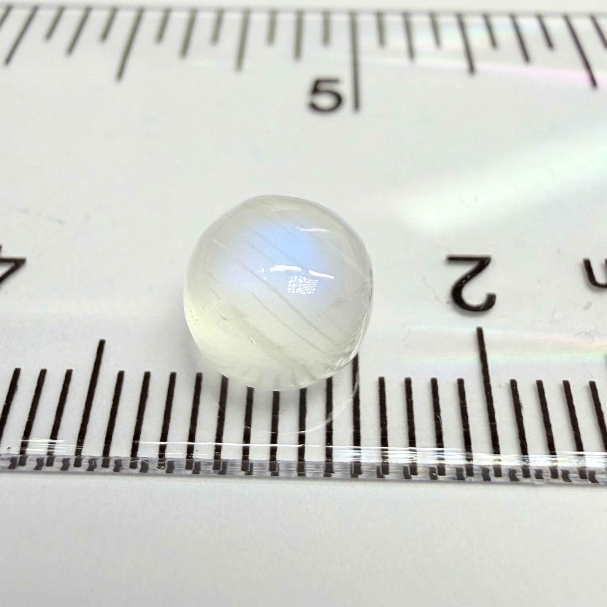 Blue Sheen Moonstone Cabochon, 2.09ct, Tanzania, Untreated Unheated